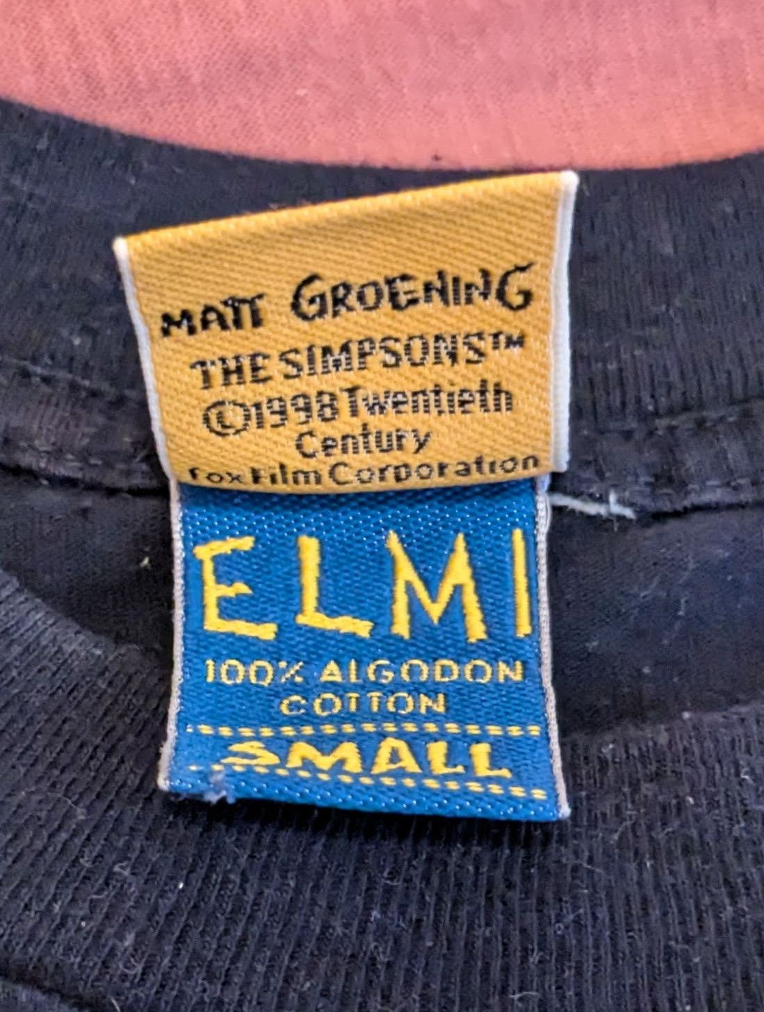 The Simpsons The Simpson Matt Groening ELMI T-Shirt Vintage 1998 Size US S / EU 44-46 / 1 - 4 Thumbnail