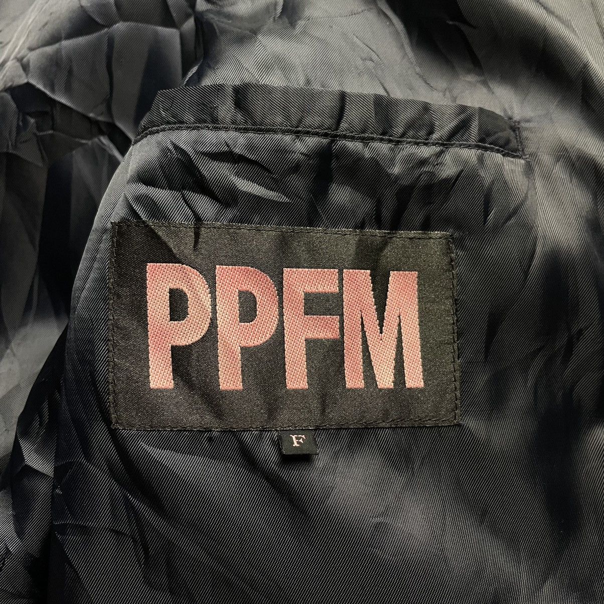 If Six Was Nine 🇯🇵 PPFM METAL BUCKLE STRAP PUNK GOTHIC LONG HEAVY COAT JACKET Size US L / EU 52-54 / 3 - 14 Thumbnail