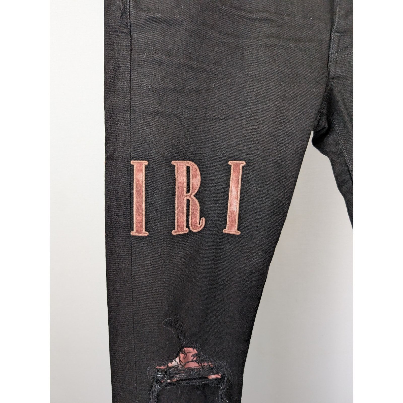 Amiri o1rshd1 Tie Dye Core Logo Jean in Black Size US 31 - 6 Thumbnail