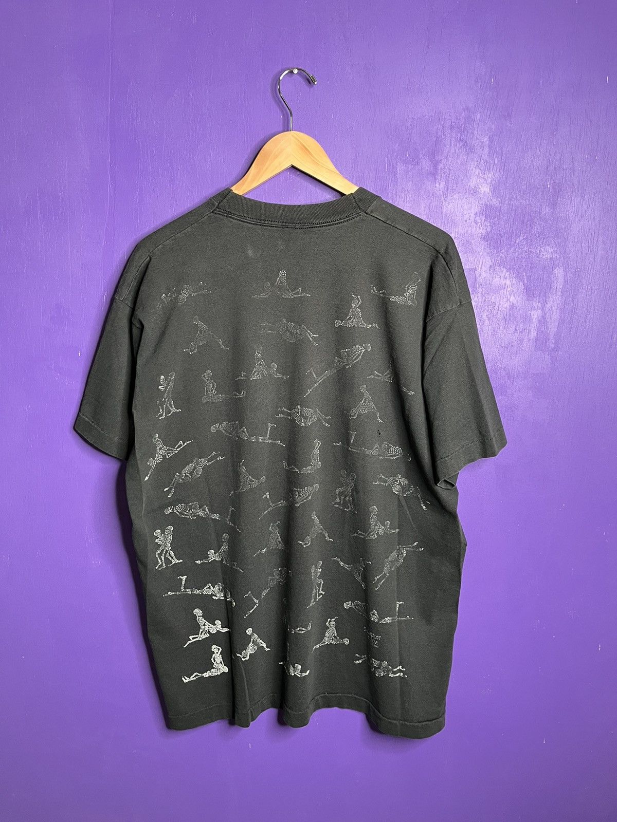 Fashion Victim × Vintage Vintage 1992 Fashion victim biker skeleton t-shirt Size US XL / EU 56 / 4 - 2 Thumbnail