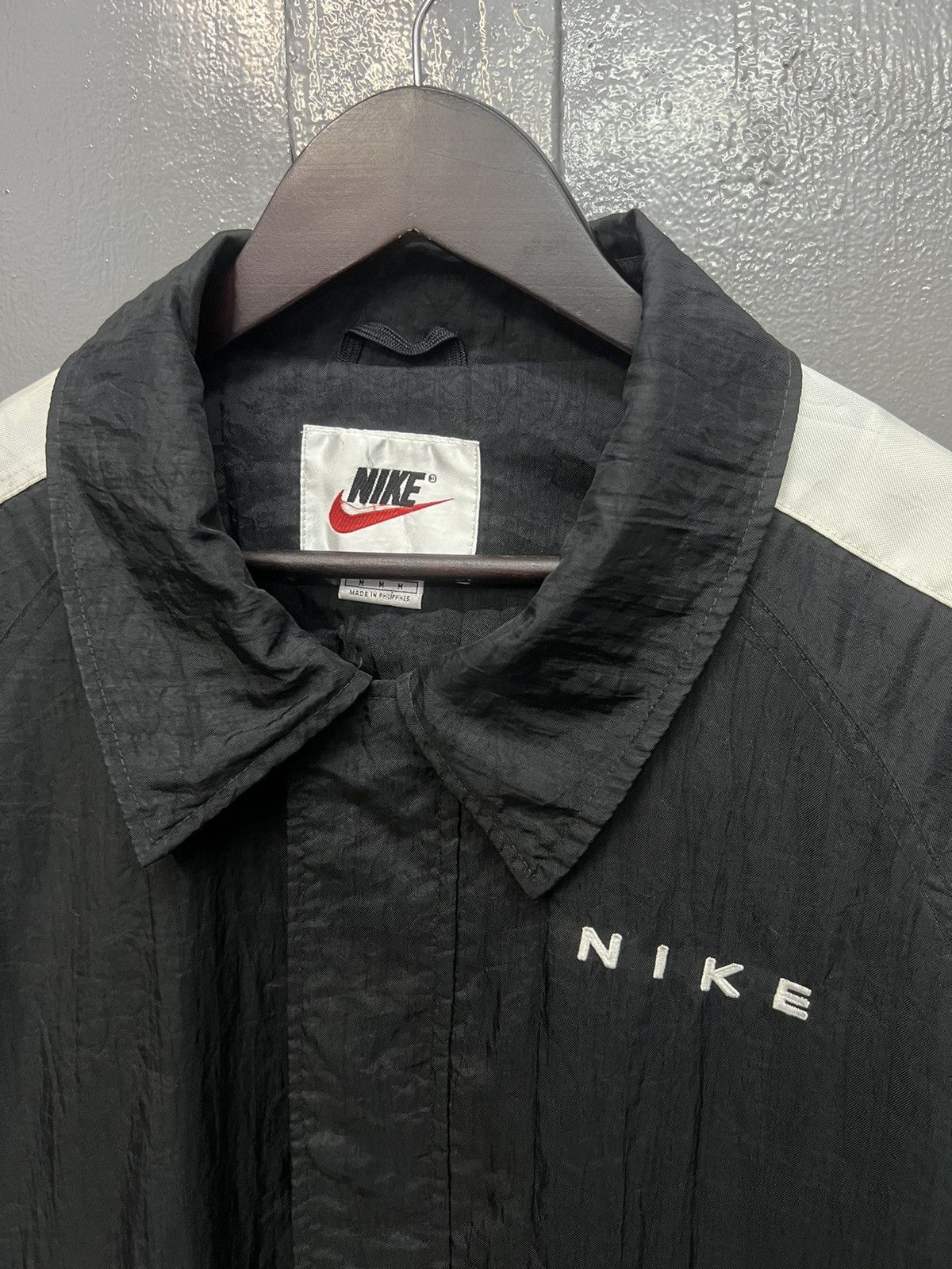 Vintage 🔥VINTAGE NIKE SWOOSH BIG LOGO ZIPPER JACKET Size US M / EU 48-50 / 2 - 6 Thumbnail