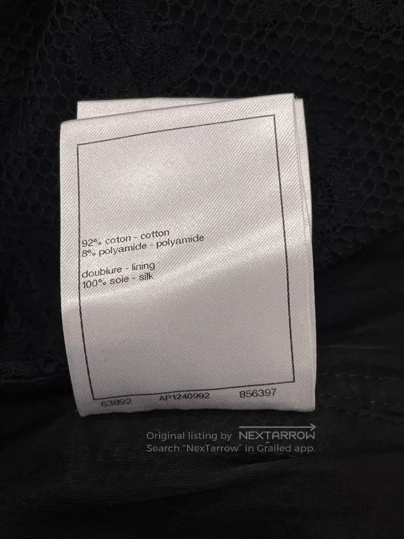 Chanel Chanel Black lace skirt Size 25" / US 0 / IT 36 - 6 Thumbnail