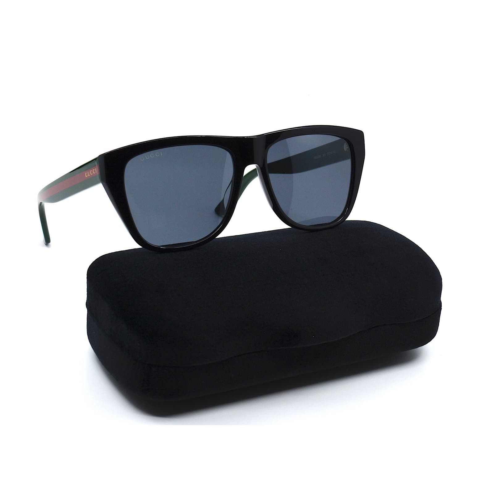 image of Gucci Gg0926S 001 Black/green Grey Authentic Sunglasses, Men's