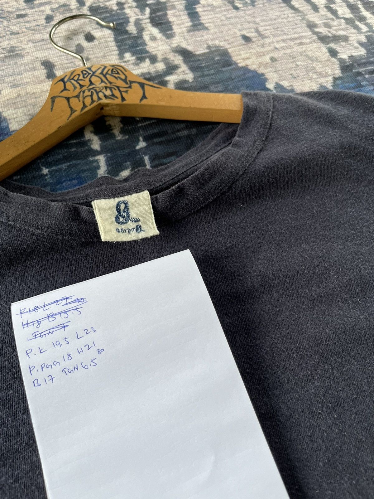 45rpm × Japanese Brand 45 RPM Over Print Spell Out Logo Boxy Tees Japan Size US M / EU 48-50 / 2 - 9 Thumbnail