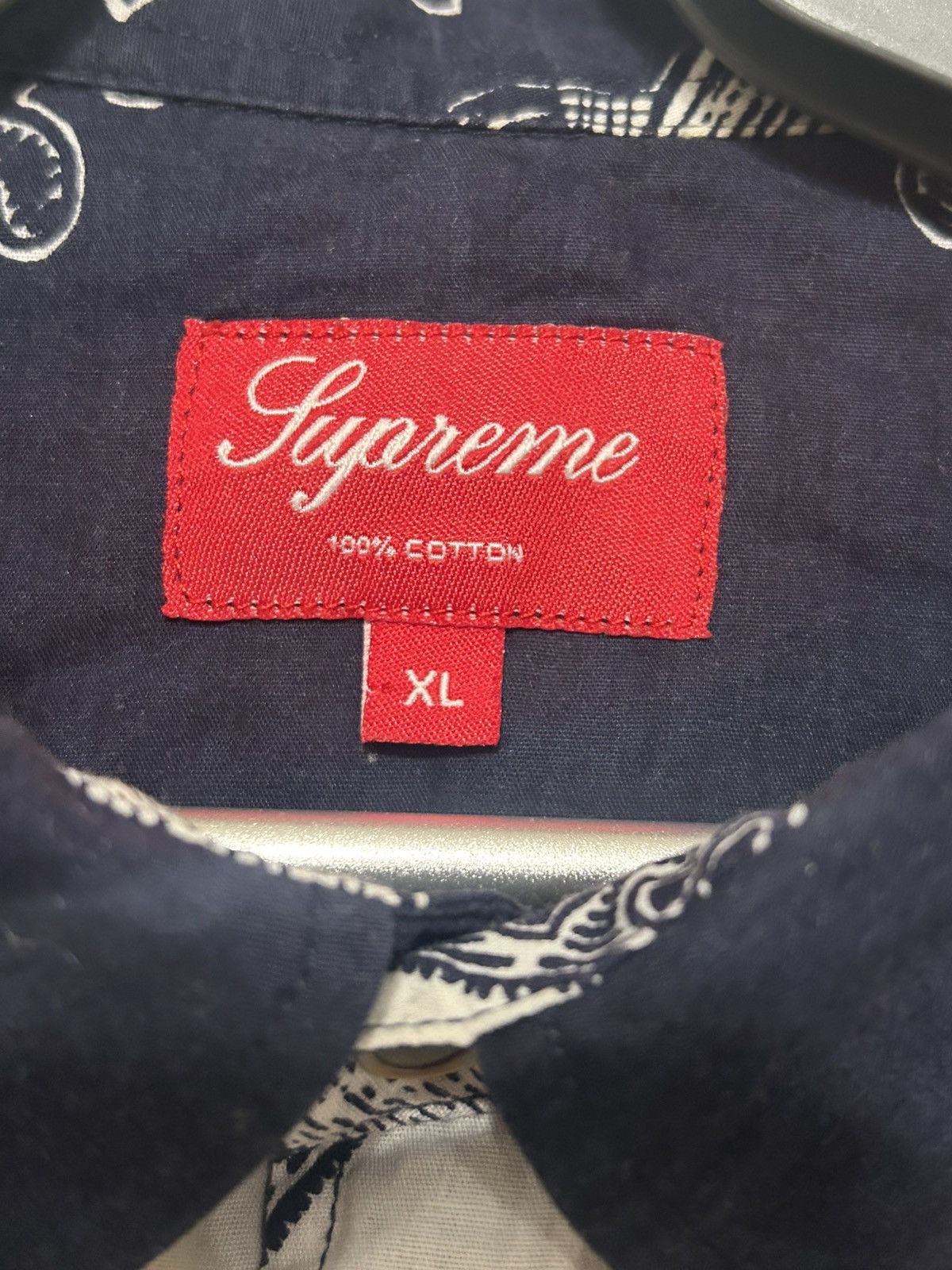 Supreme Supreme JFK button Down Size US XL / EU 56 / 4 - 4 Thumbnail