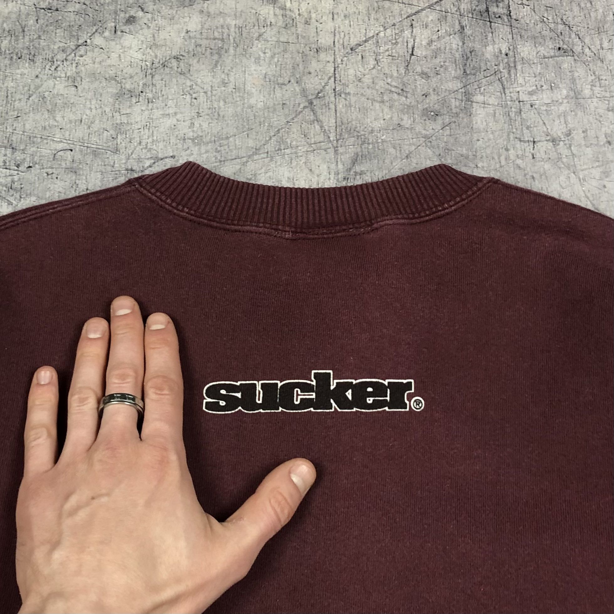Vintage Vintage 90s Sucker Brand Rat Skateboard Sweatshirt Size US M / EU 48-50 / 2 - 11 Thumbnail