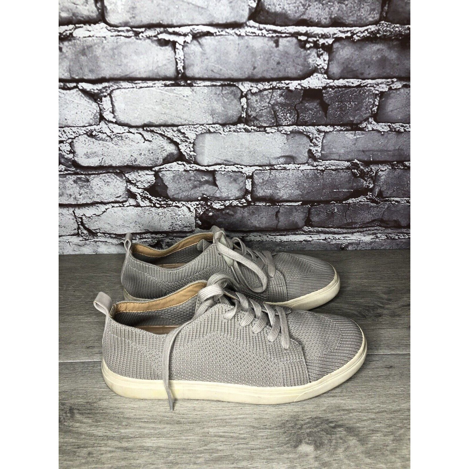 Lucky Brand Lucky Brand Laddix Slip On Gray Ribbed Casual Sneakers Sz 9M Size US 9 / IT 39 - 17 Thumbnail