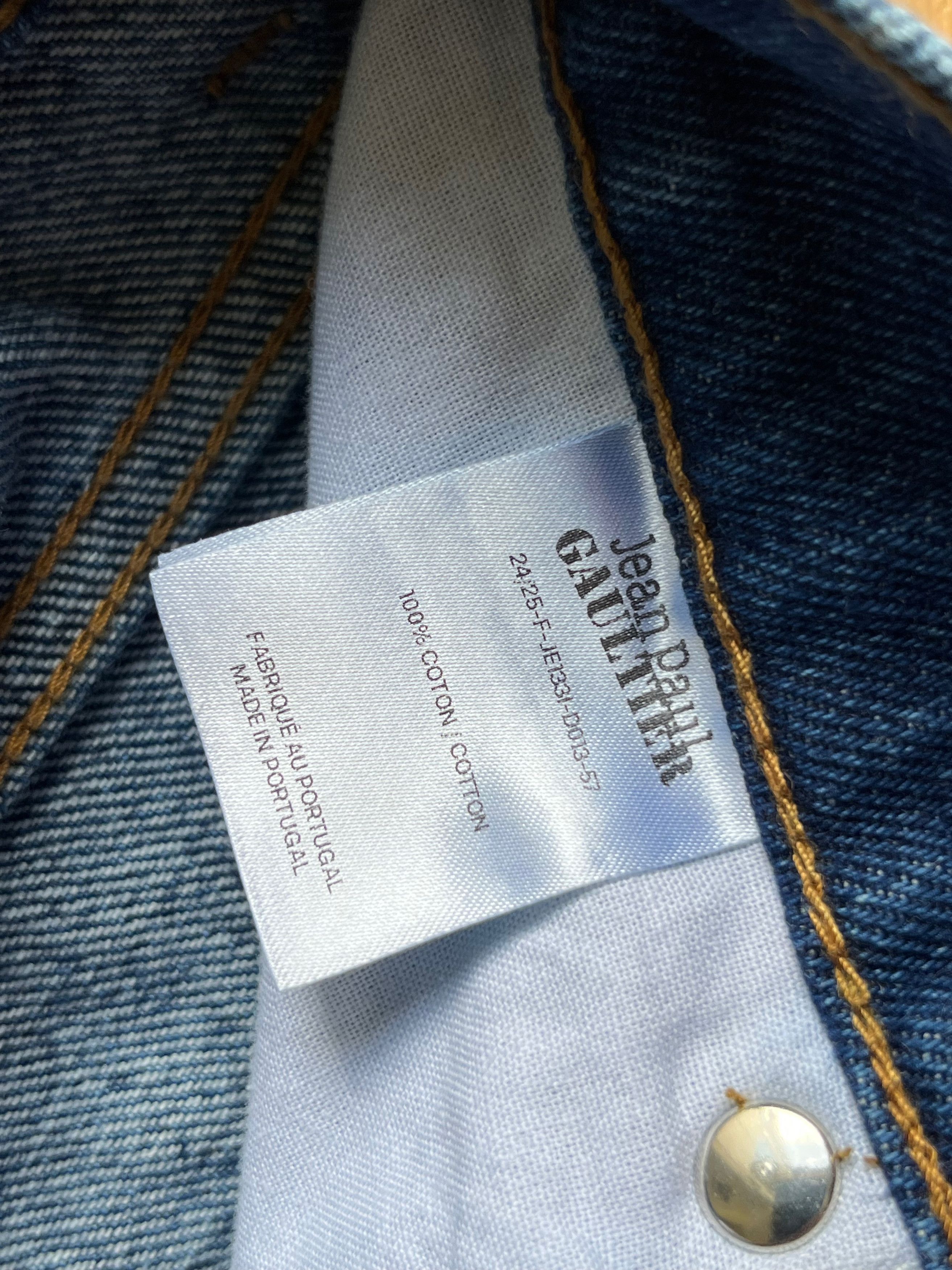 Jean Paul Gaultier Jean Paul Gaultier money print jeans Size 23" - 6 Thumbnail