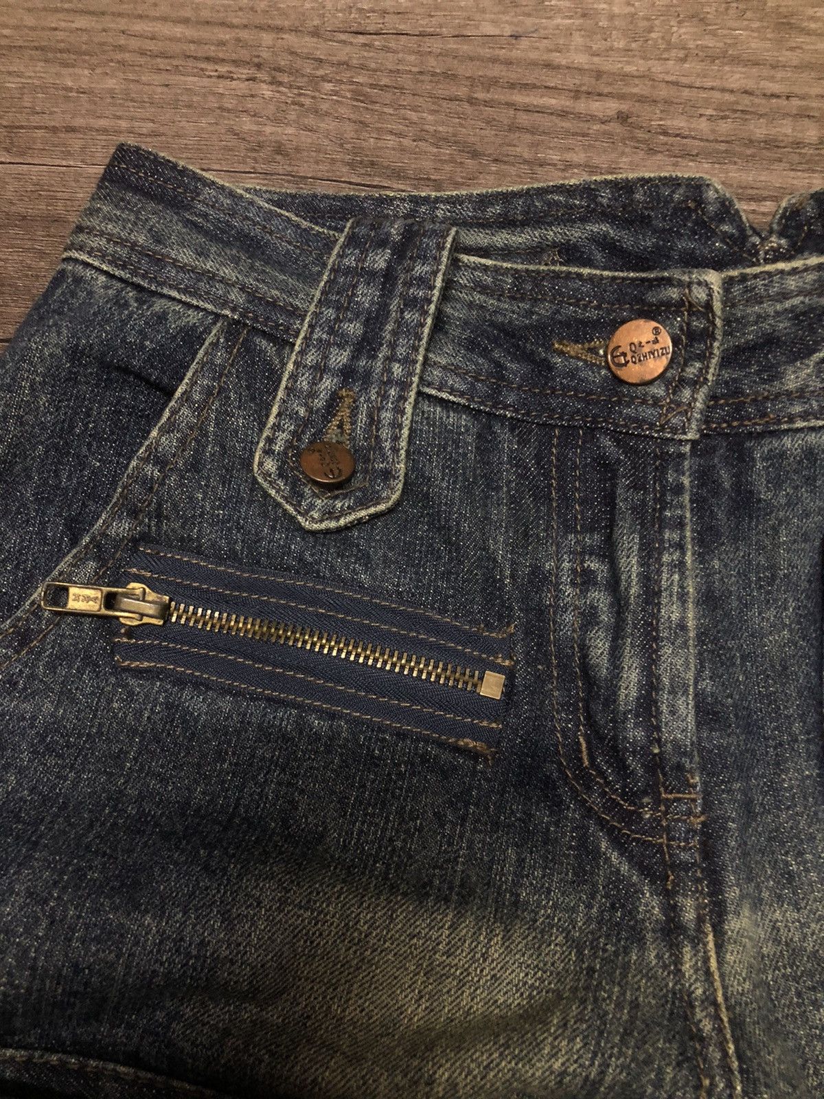 Japanese Brand × Le Grande Bleu (L.G.B.) Q Zhi Yi Zu Cargo Jeans Multi Pocket Size 28" / US 6 / IT 42 - 7 Thumbnail
