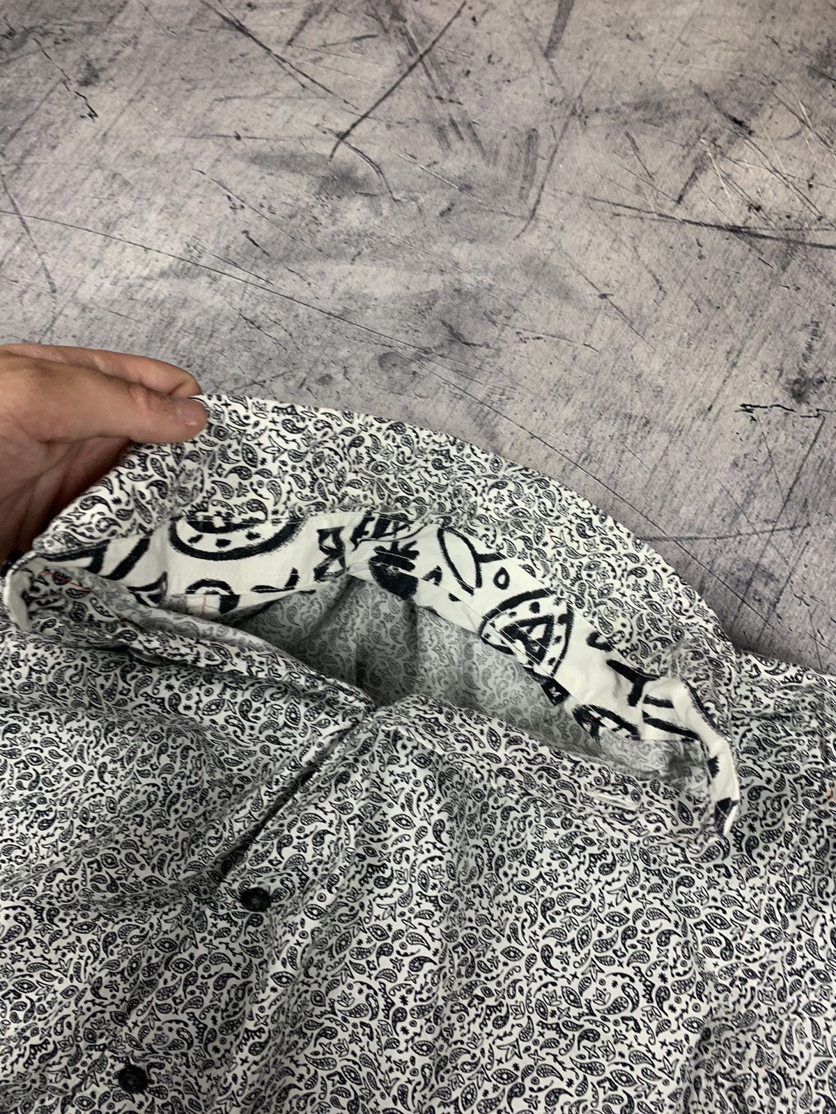 Diesel Diesel Luxury Geometric Pattern Shirt Long Sleeve Y2K Size US M / EU 48-50 / 2 - 14 Thumbnail