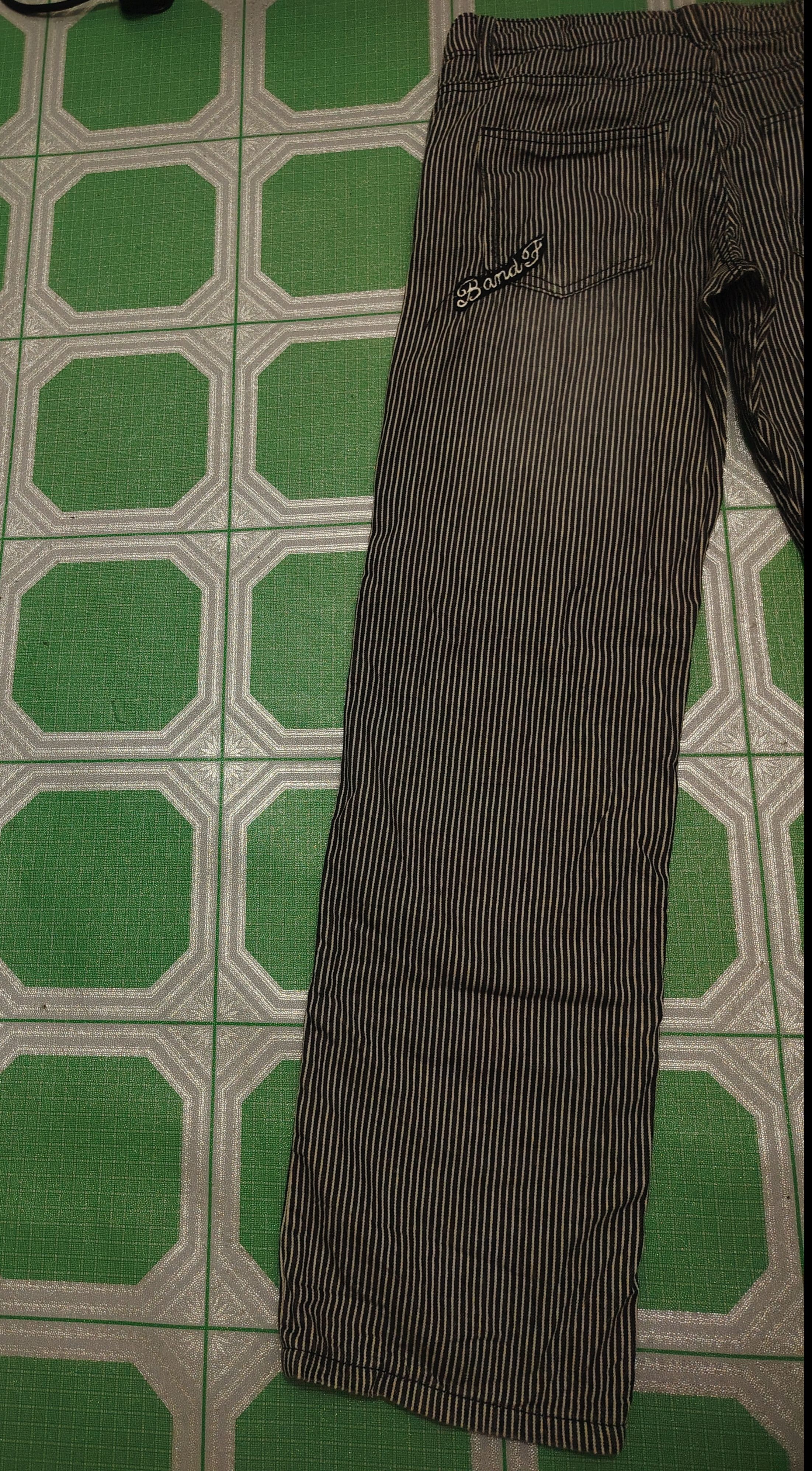 Who Decides War Japanese Back & Forth Hickory Pants Striped I6W9 Style Size US 30 / EU 46 - 17 Thumbnail