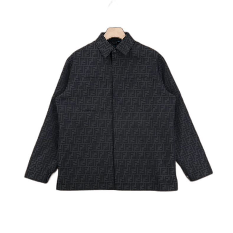Fendi Fendi Logo Printed Pocket Jacket Shirt Size US M / EU 48-50 / 2 - 1 Thumbnail
