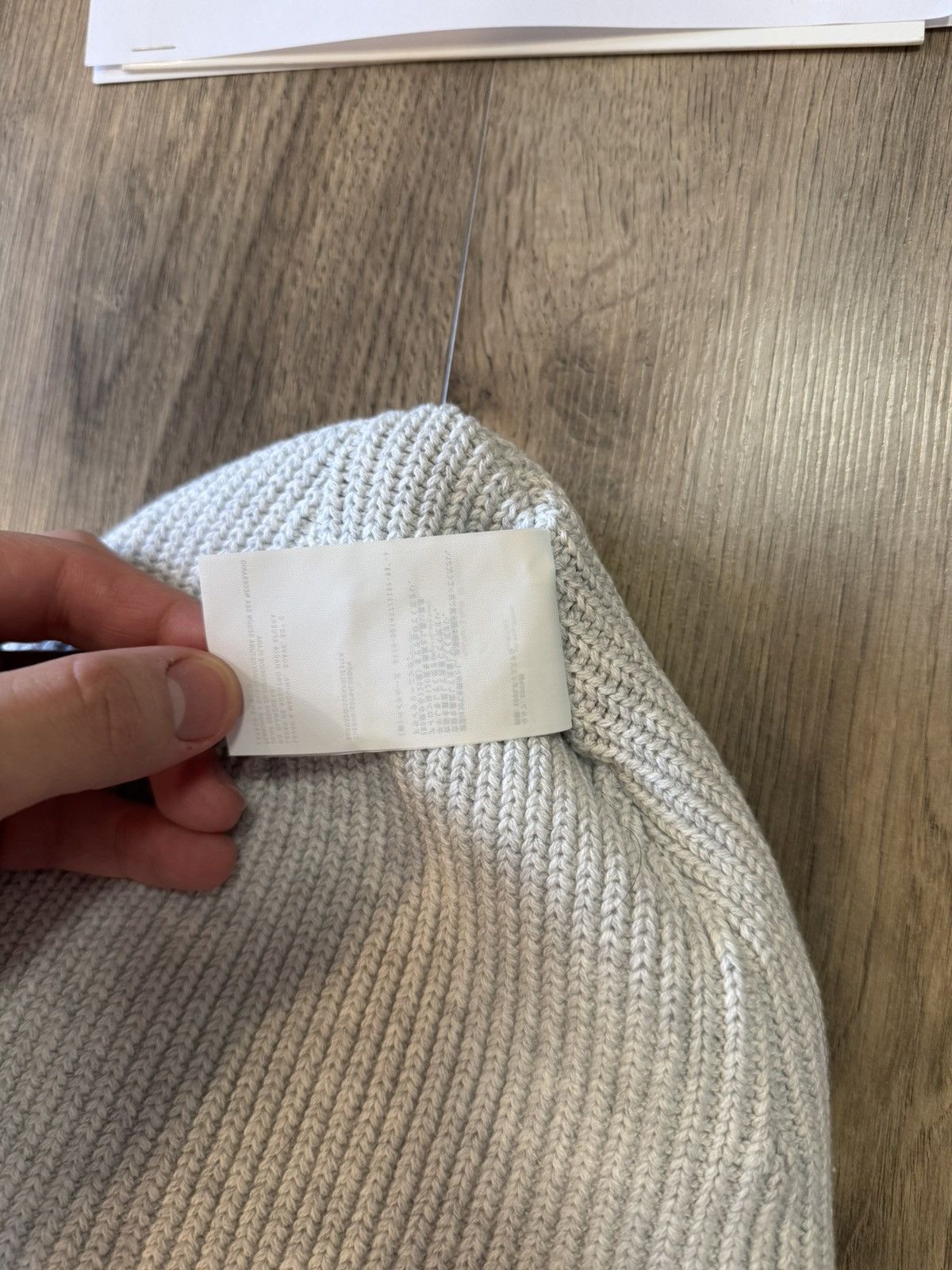 Kith Kith Grey Beanie Size ONE SIZE - 7 Thumbnail
