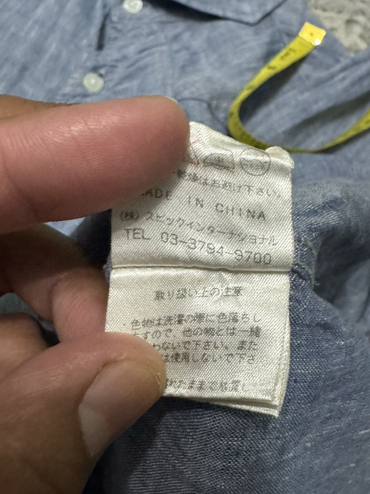 Japanese Brand TORNADO MART Linen Shirt Size US M / EU 48-50 / 2 - 7 Thumbnail