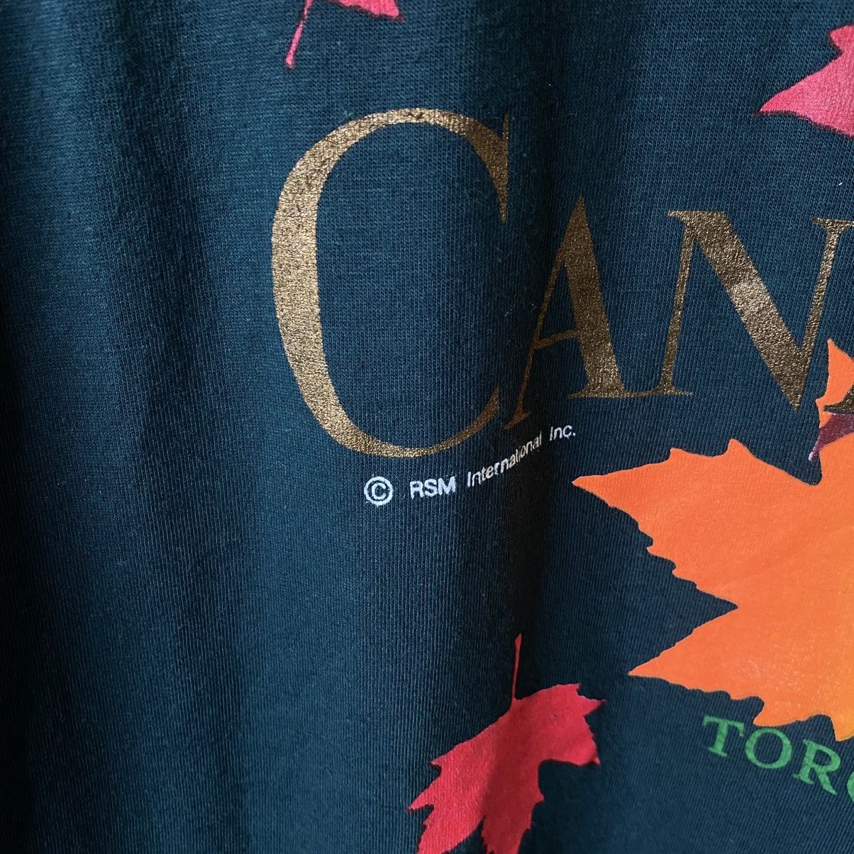 Vintage 1980s Toronto Canada Signature Maple Leaves T Shirt Size US M / EU 48-50 / 2 - 3 Thumbnail