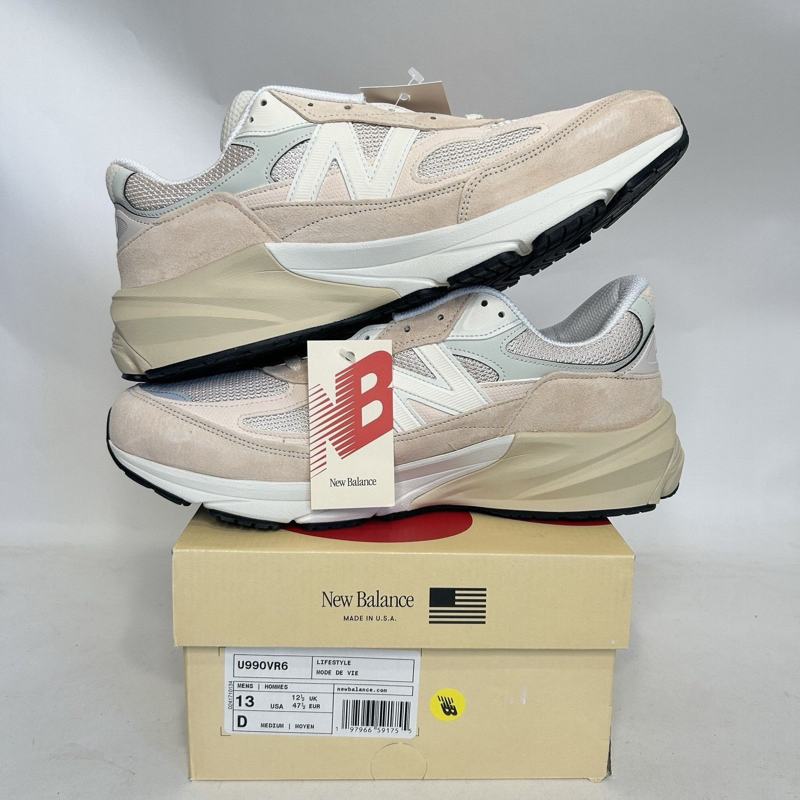 New Balance Teddy Santis X New Balance 990v6 “Vintage Rose” U990VR6 Size US 13 / EU 46 - 3 Thumbnail