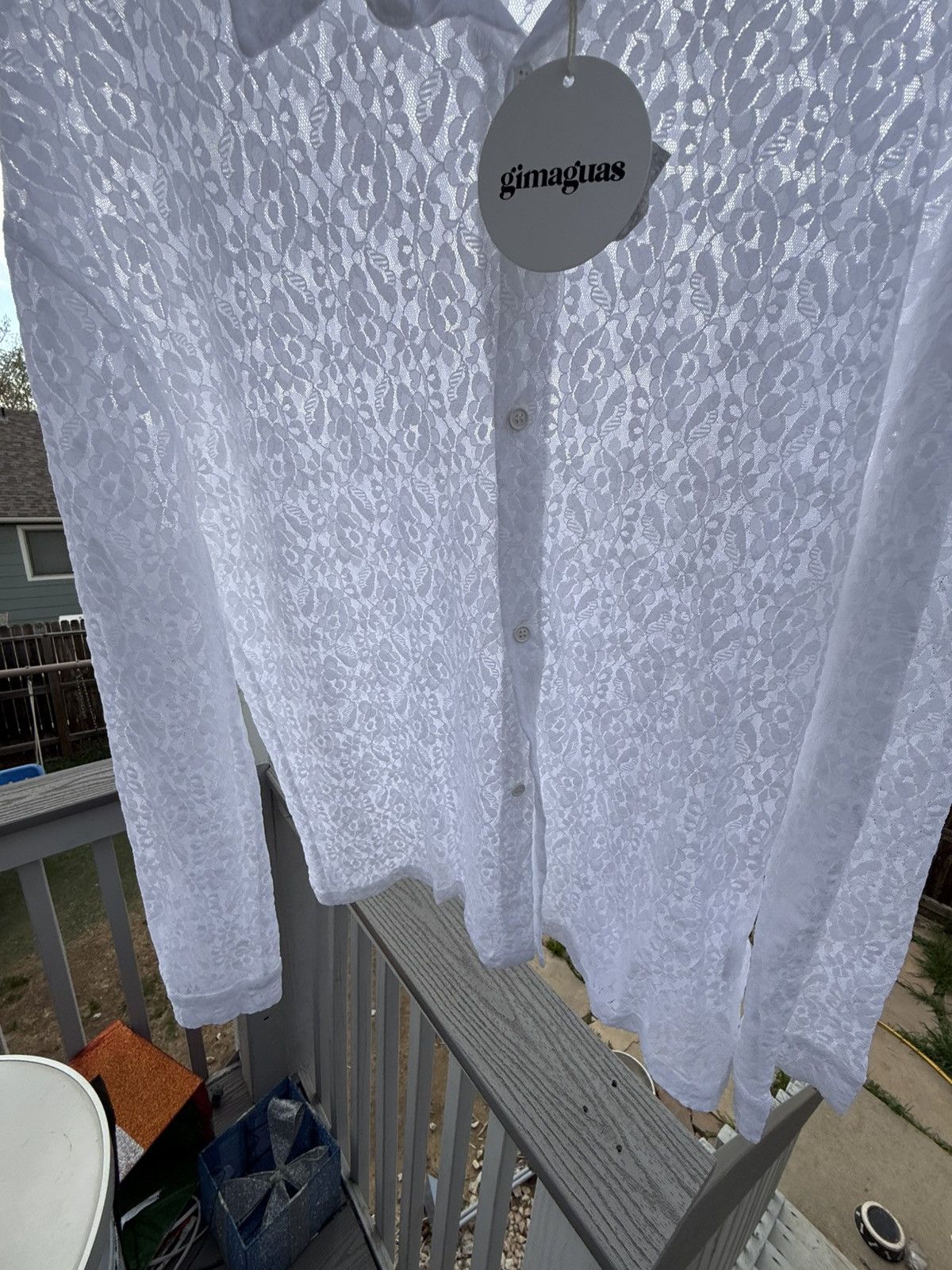 Gimaguas White Florence shirt Size US XL / EU 56 / 4 - 6 Thumbnail
