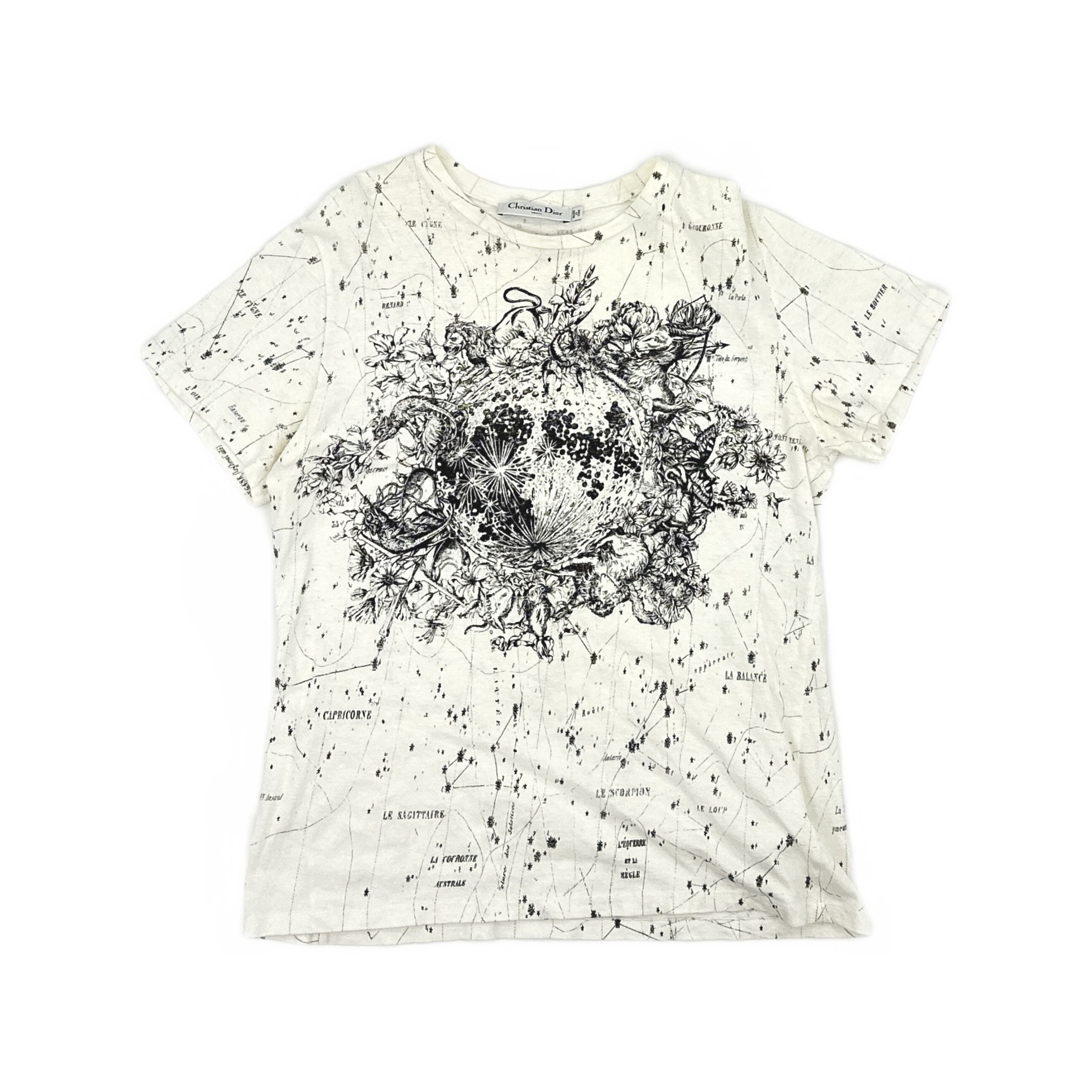 Dior Dior Zodiac Pattern T-Shirt M Size M / US 6-8 / IT 42-44 - 1 Thumbnail