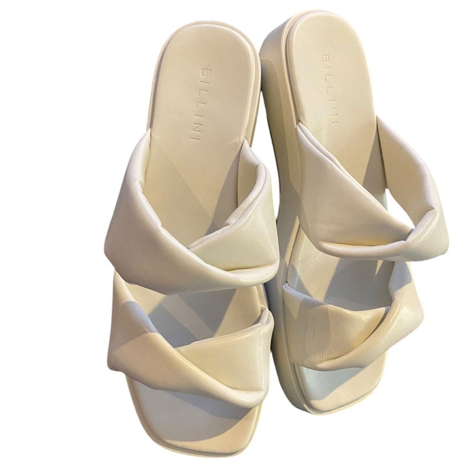 Other Billini Cory Platform Sandals White 9 Size US 9 / IT 39 - 4 Thumbnail