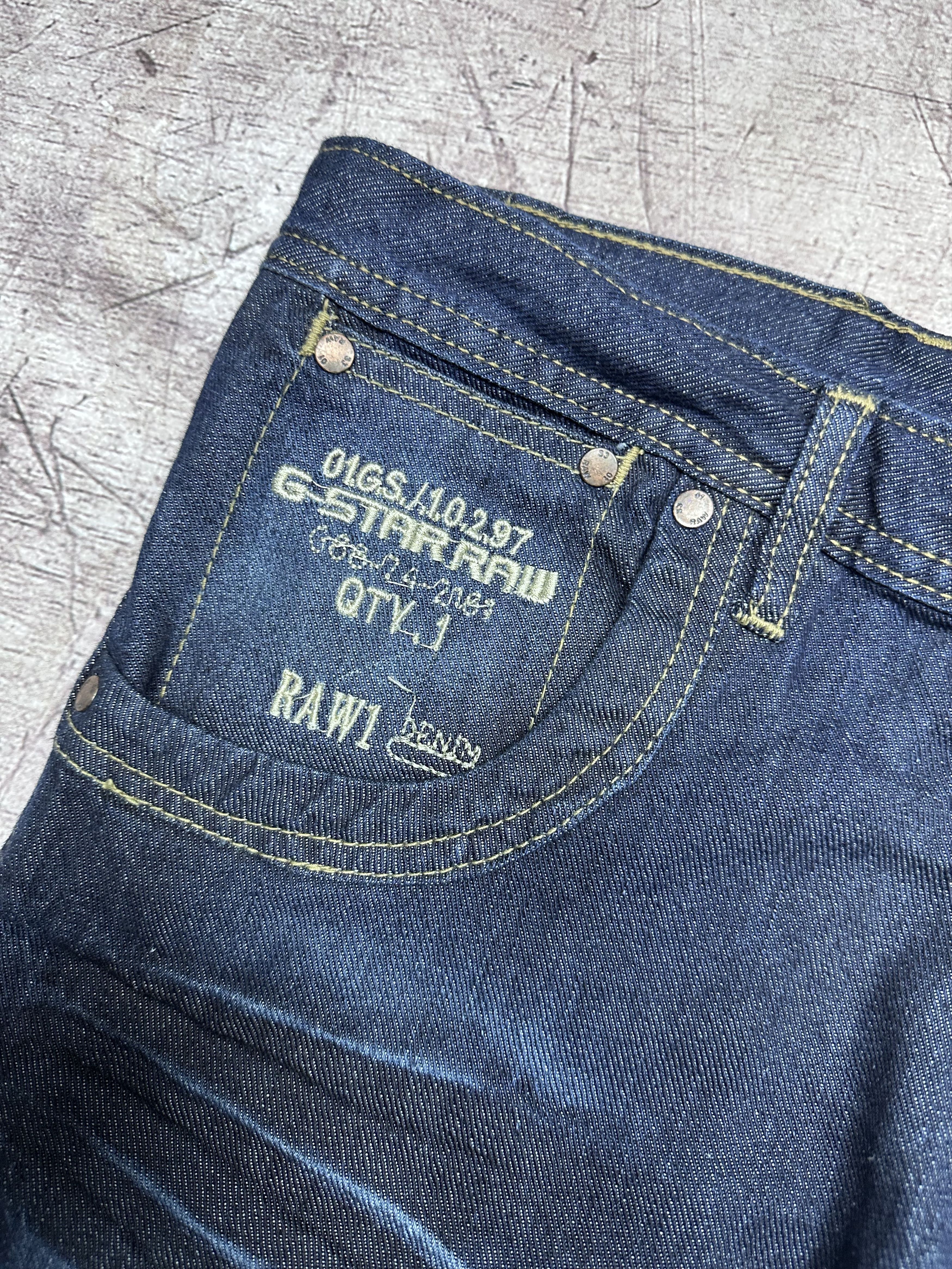 G-Star G Star Raw Heritage Embro Mens Denim Pants Jeans Size US 34 / EU 50 - 6 Thumbnail