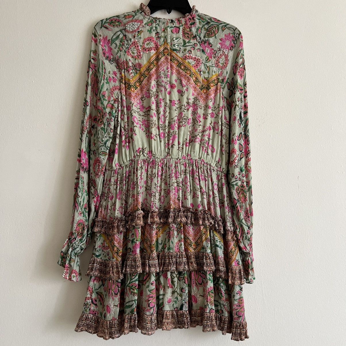 Hemant & Nandita HEMANT AND NANDITA Nora Mini Dress size L viscose C9 Size L / US 10 / IT 46 - 5 Thumbnail