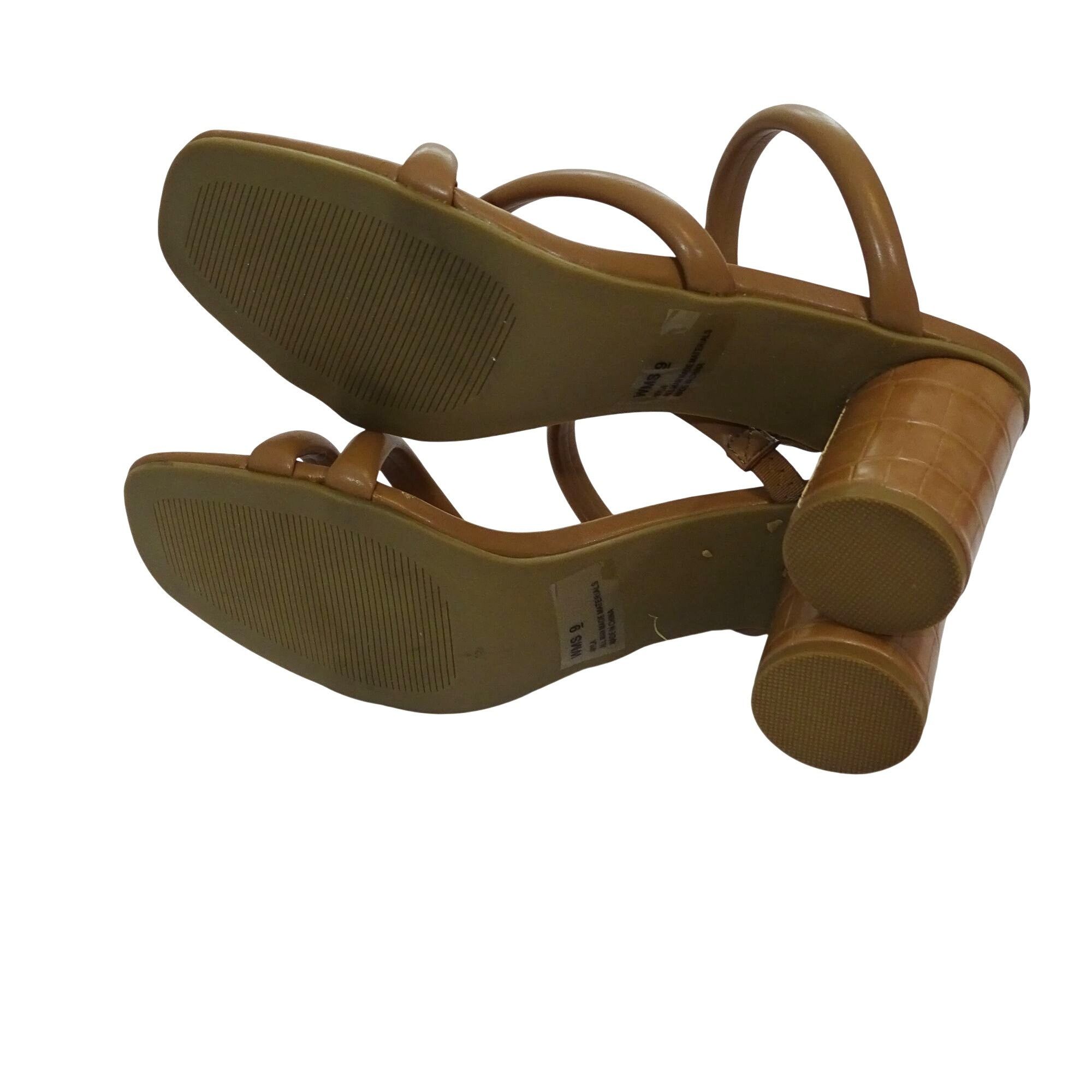 Dolce Vita Dolce Vita Myla Block Heel Sandal Women Size 9 Tan Open Toe Size US 9 / IT 39 - 4 Thumbnail