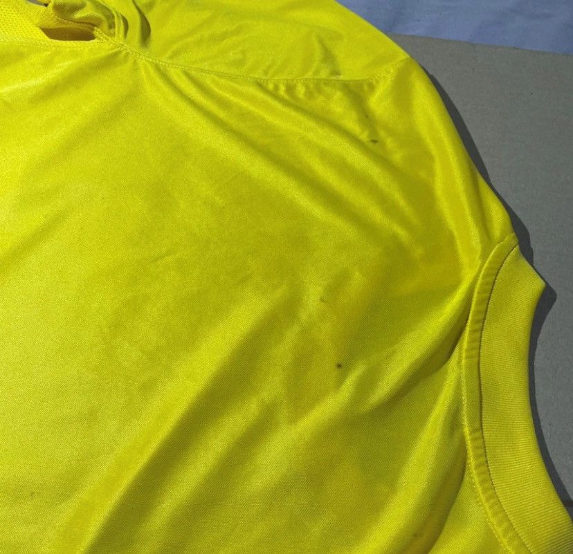 Designer × Vintage Swag Sportwear Archive Yellow Hand-printed Football Jersey Size US L / EU 52-54 / 3 - 7 Thumbnail