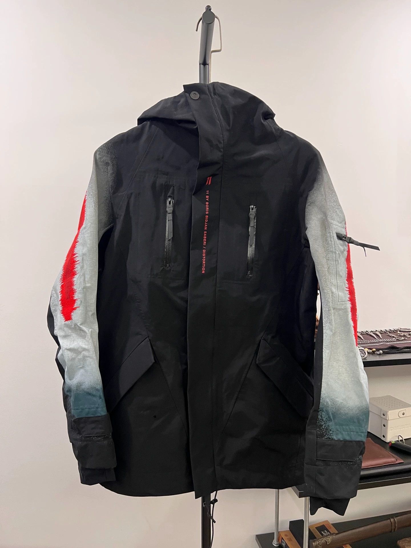 Boris Bidjan Saberi BBS 11by hard shell windproof waterproof jacket S Size US S / EU 44-46 / 1 - 2 Thumbnail