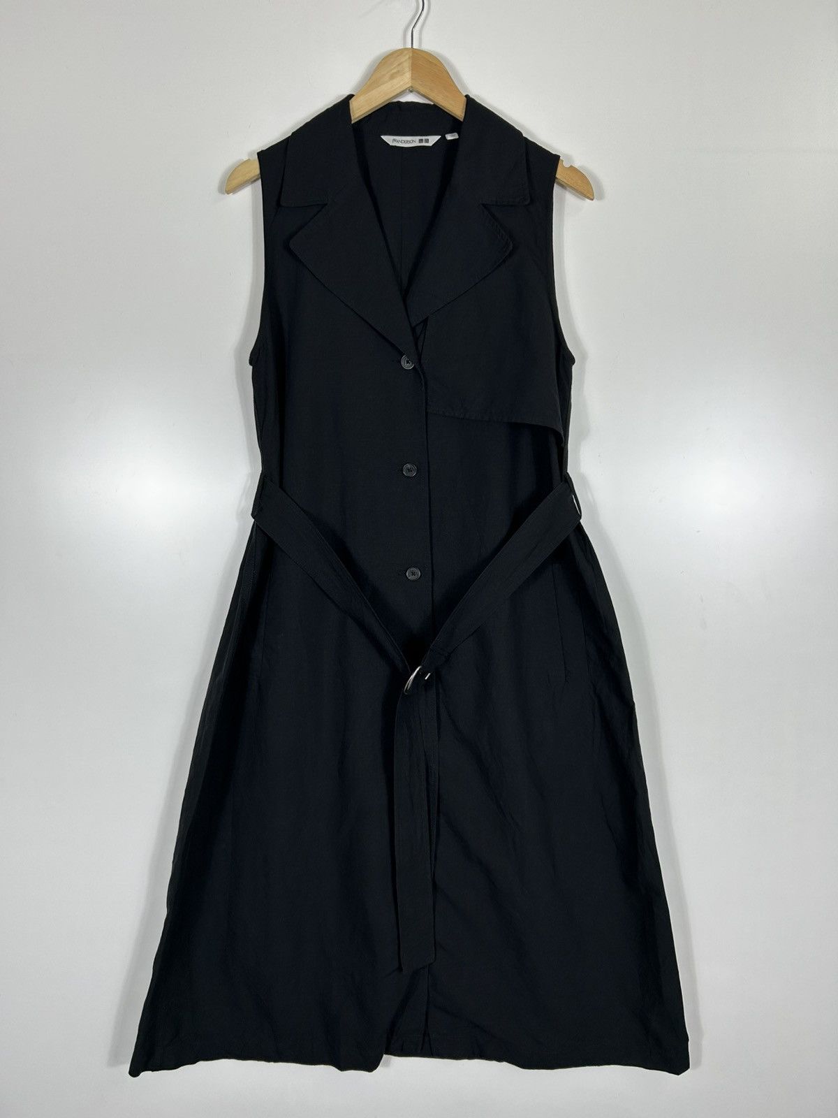 JW Anderson × Japanese Brand × Uniqlo 🔥JW.Anderson Uniqlo Button Sleeveless Maxi Dresses Size L / US 10 / IT 46 - 1 Thumbnail
