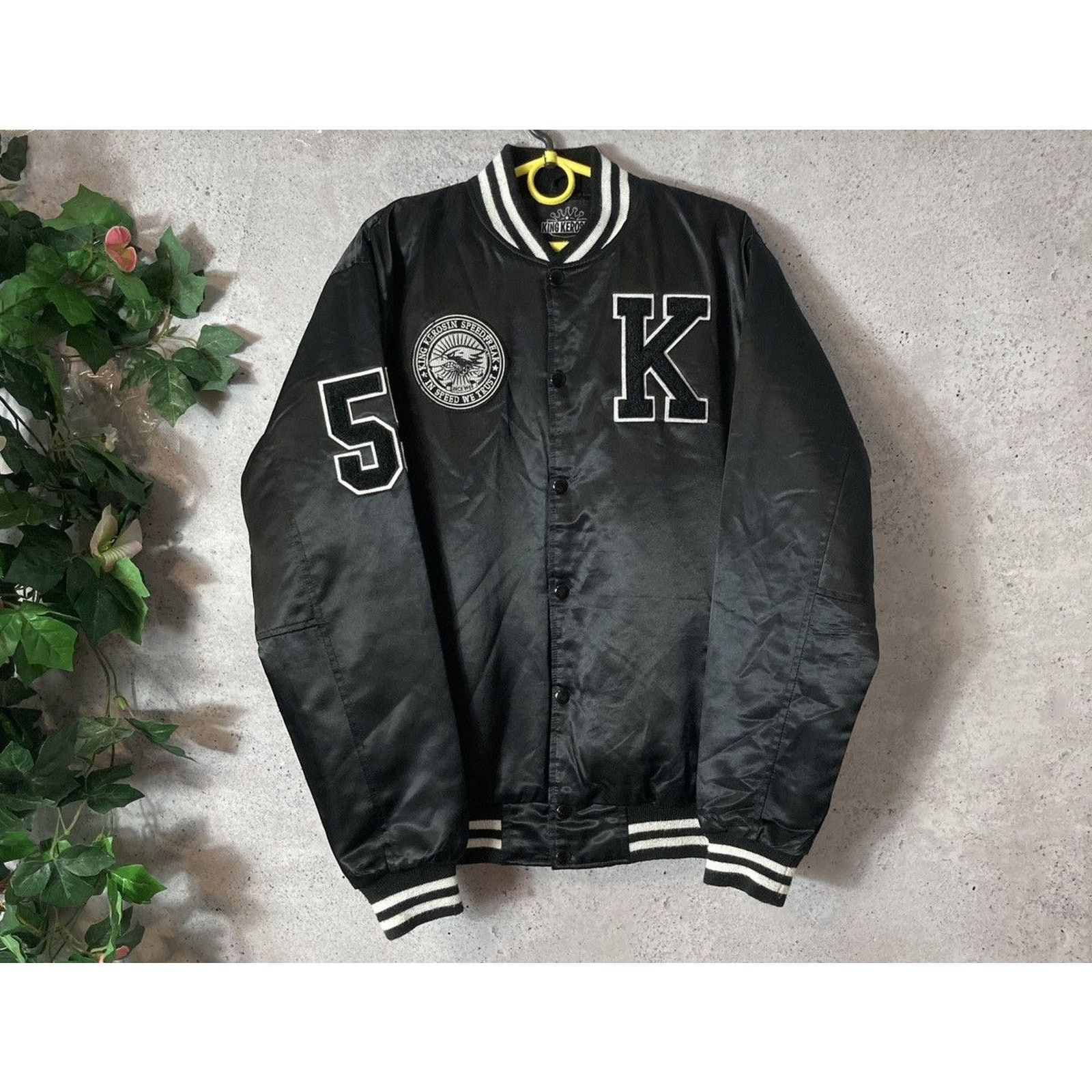 King Kerosin Satin College Jacket Speedfreak M
