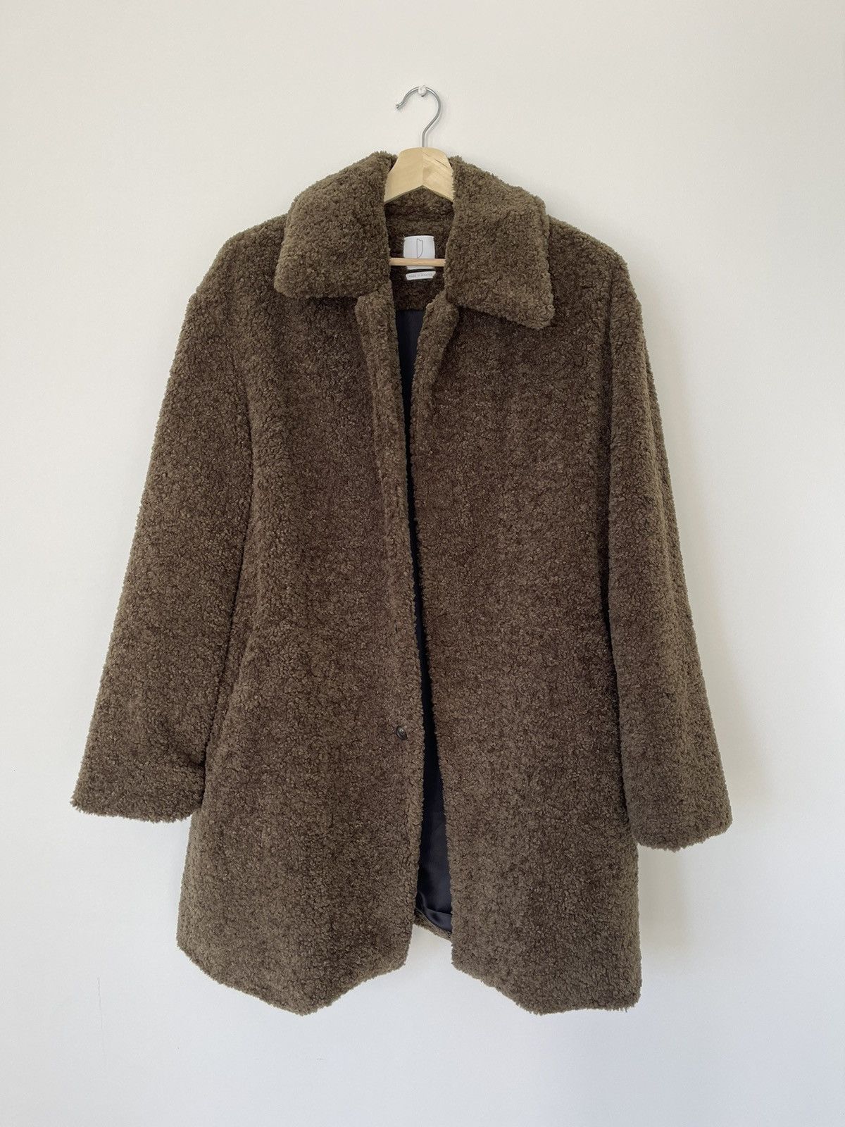 image of Deveaux Teddy Coat, XL in Brown, Men's