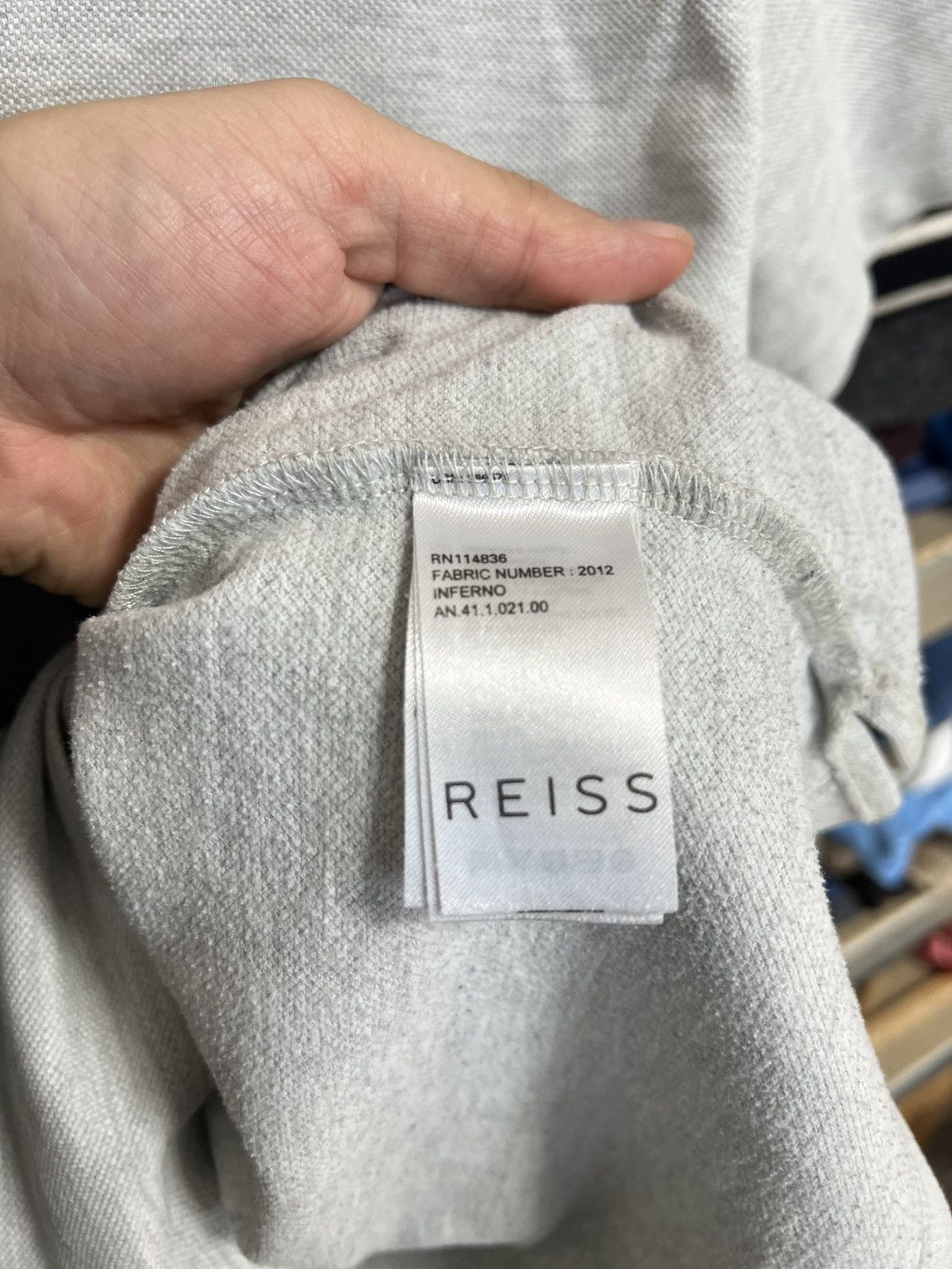 Reiss Reiss Luxury Mens Button Up Polo Short Sleeve T-Shirt Size L Size US L / EU 52-54 / 3 - 5 Thumbnail