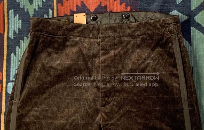 RRL Ralph Lauren RRL Ralph Lauren Velvet Officer Dress Pants Size US 32 / EU 48 - 4 Thumbnail