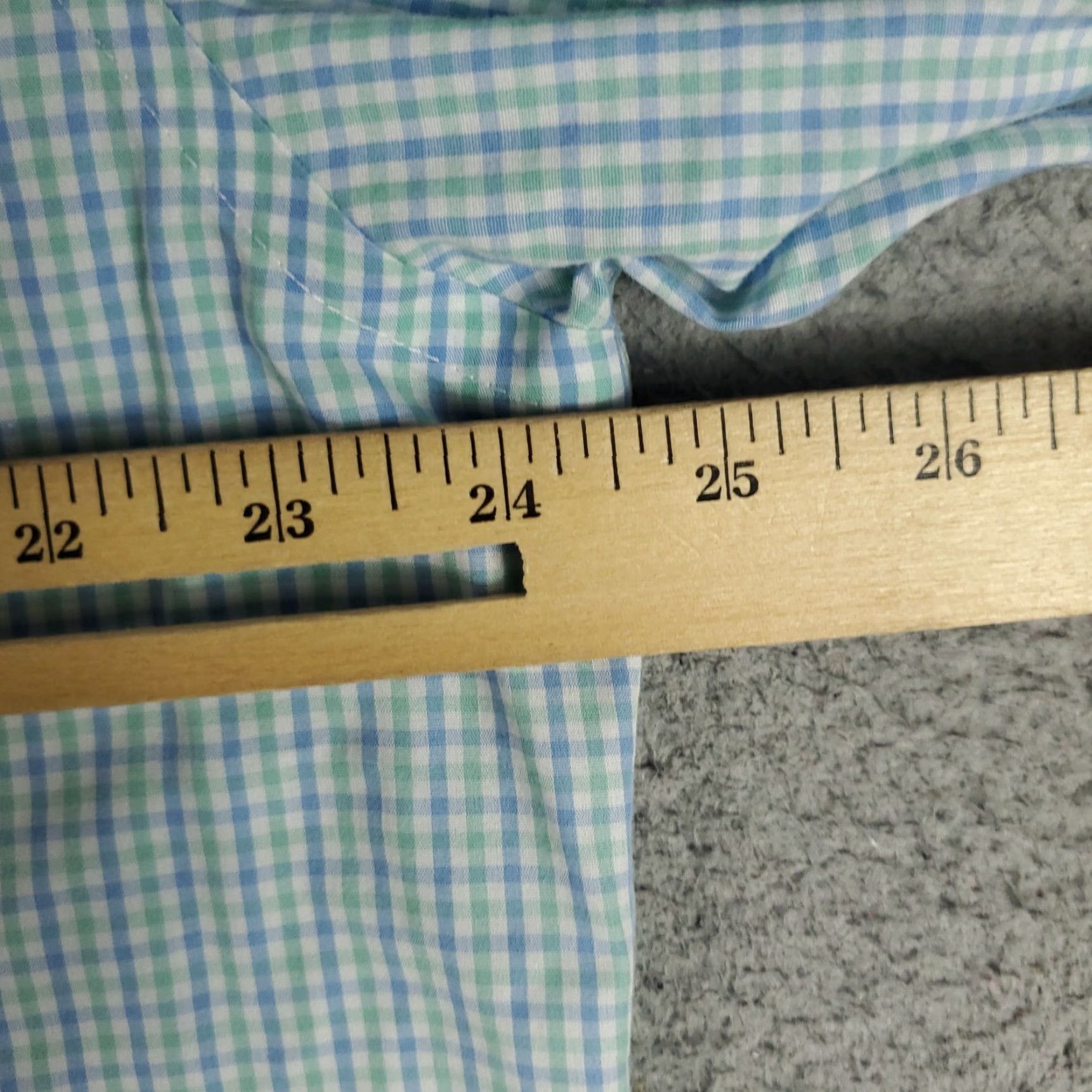 UNTUCKit UNTUCKit Button-Up Shirt Mens XL Green Blue Check Long Sleeve Casual Modern Preppy Size US XL / EU 56 / 4 - 5 Thumbnail