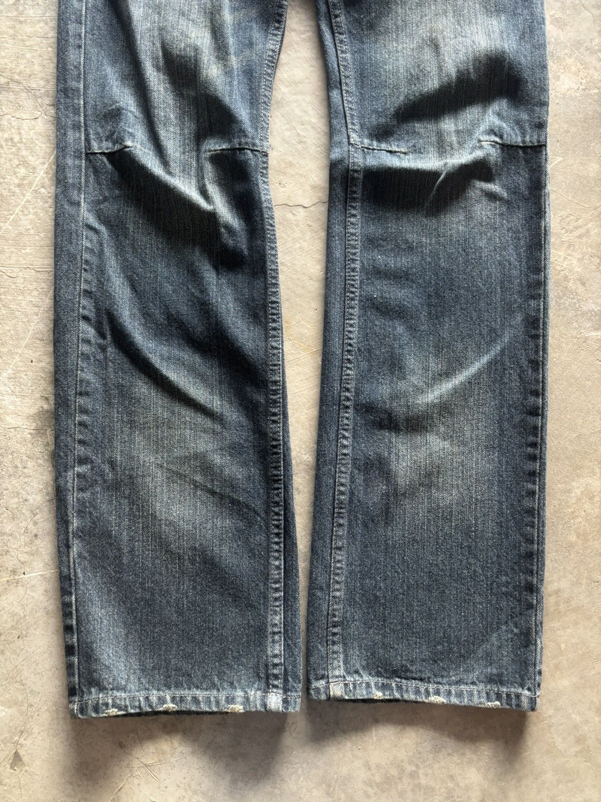 Hysteric Glamour SICK DOUBLE WAIST JAPANESE DENIM SKULL BUTTON Size US 32 / EU 48 - 12 Thumbnail