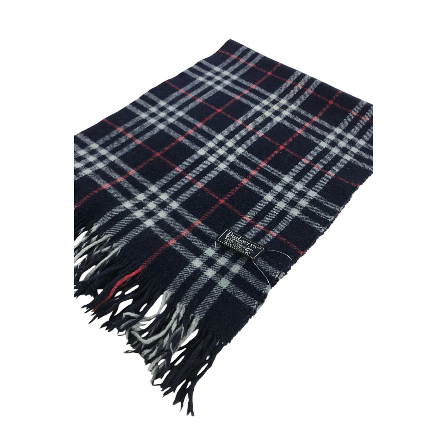 Burberry × Vintage Burberry Scarf / Muffler / Neckwear - WW2777 Size ONE SIZE - 3 Thumbnail