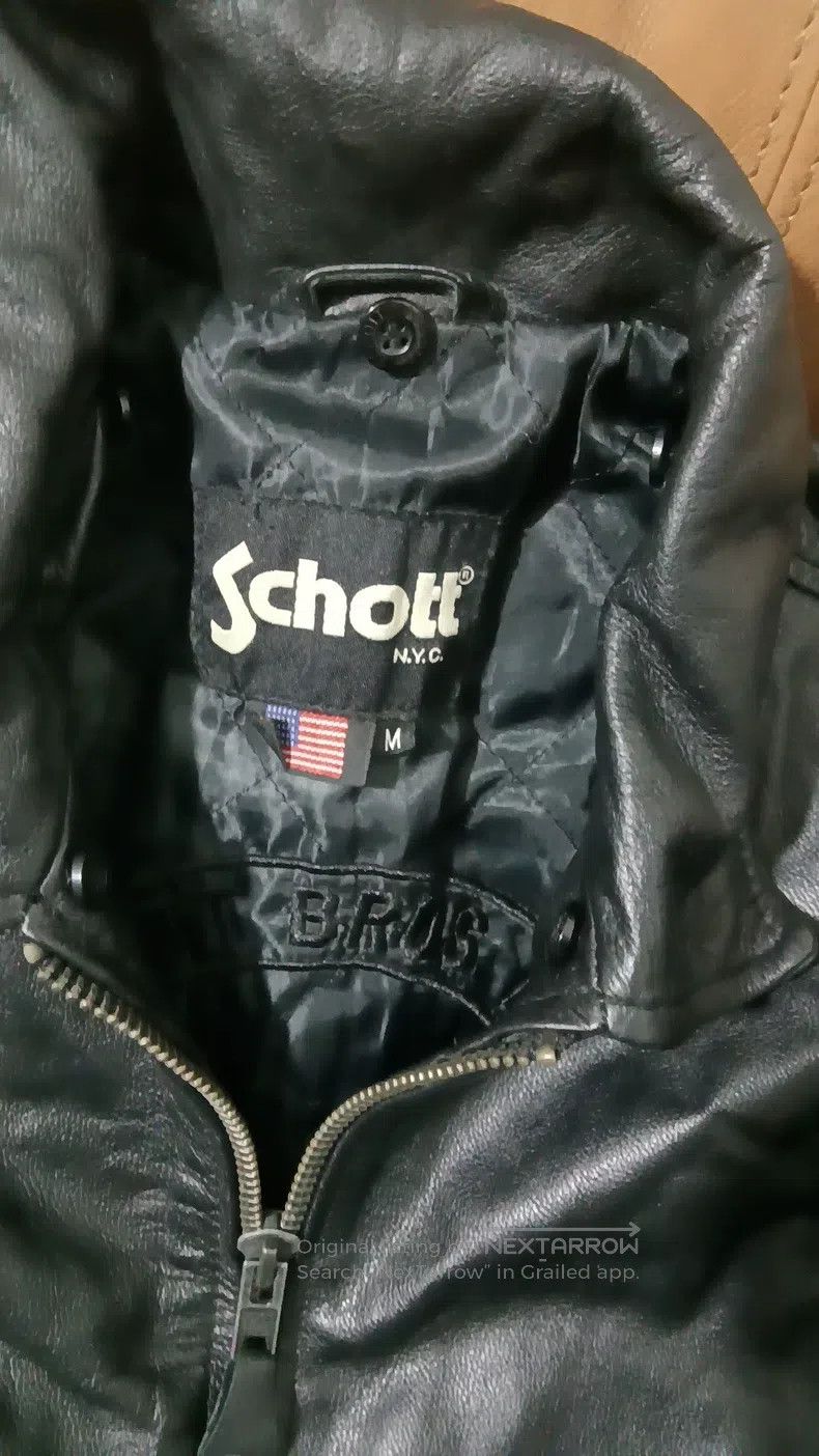 Schott Schott Leather coat Size US M / EU 48-50 / 2 - 2 Thumbnail