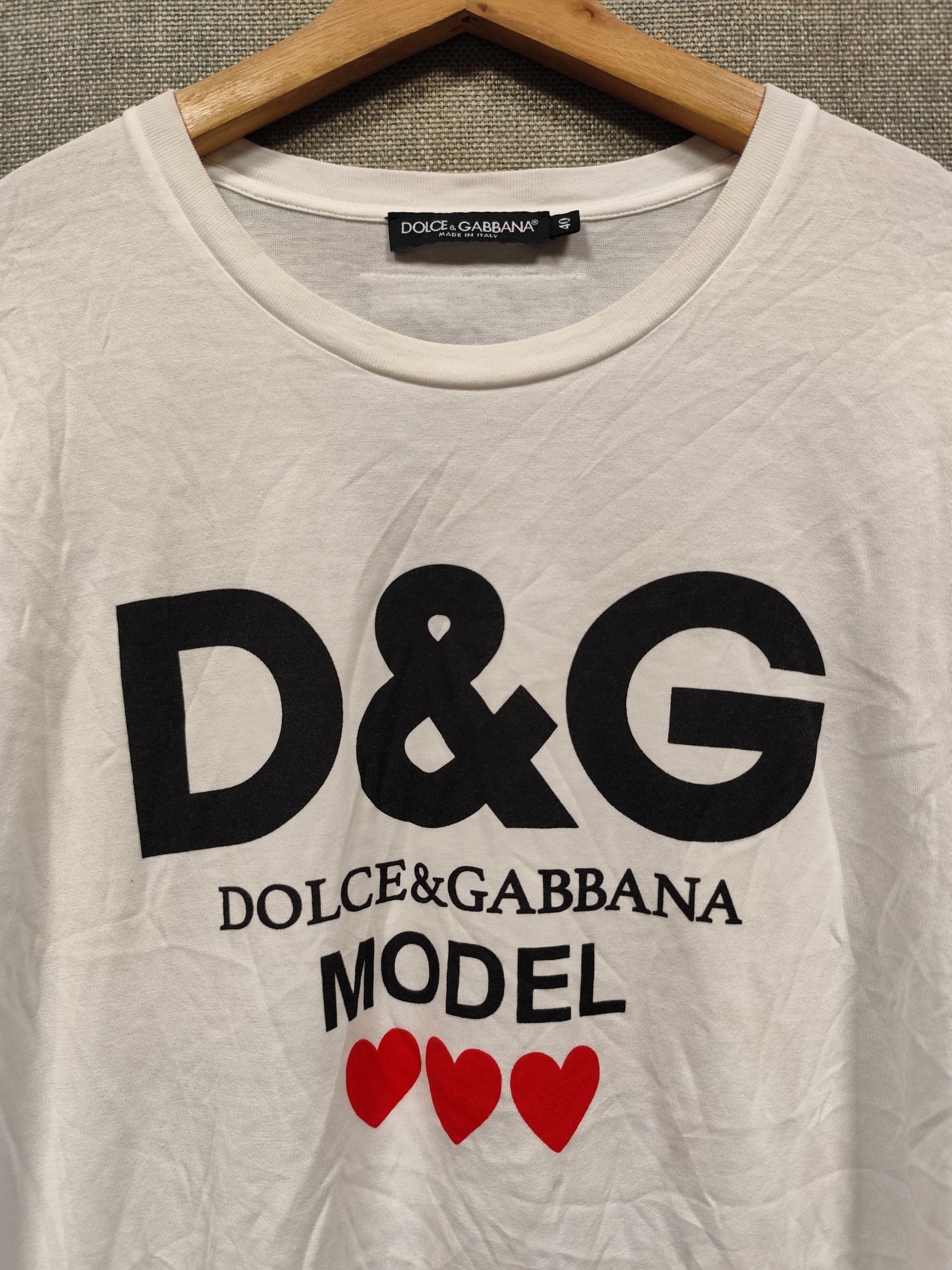 Dolce & Gabbana Dolce & Gabbana Model ❤️❤️❤️ Tee Size US M / EU 48-50 / 2 - 3 Thumbnail