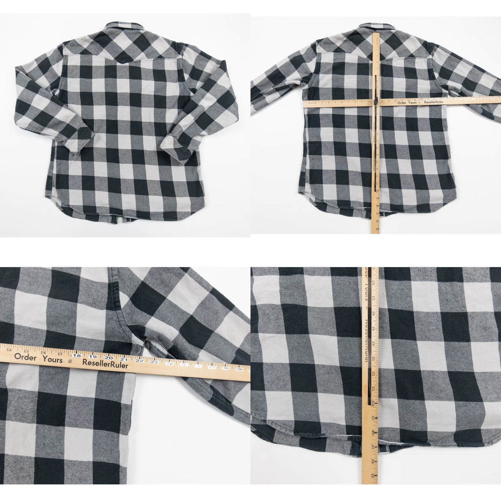 Vintage Sailor Jerry Flannel Shirt Mens Large Black Long Sleeve Button-Up Plaid Outdoor Size US L / EU 52-54 / 3 - 8 Thumbnail