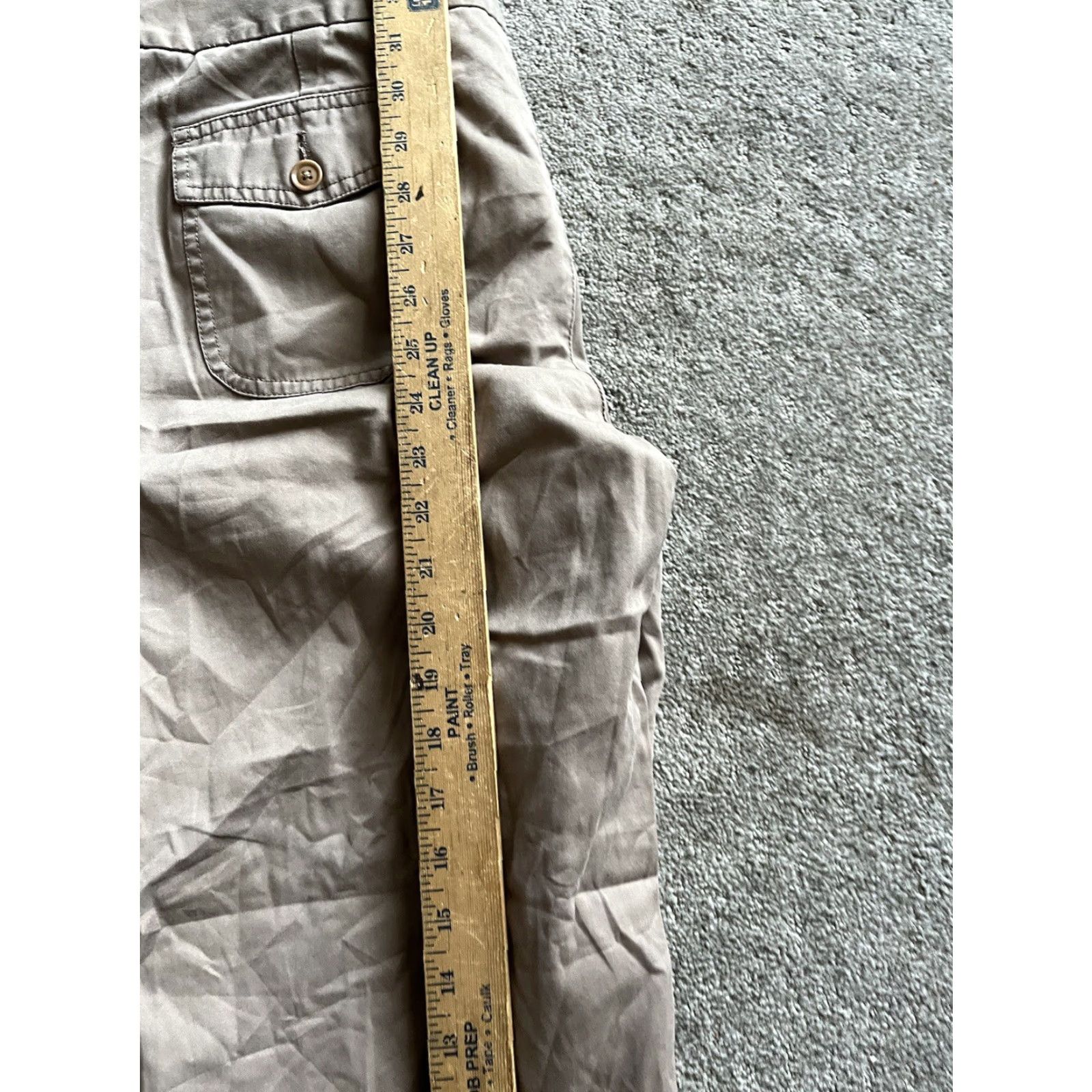 Eddie Bauer VINTAGE Eddie Bauer Vashon Fit Pants Size 12 Cropped Brown Cotton 22.5 in Inseam Women's Straight Waist 35 in Size 34" / US 12 / IT 48 - 6 Thumbnail