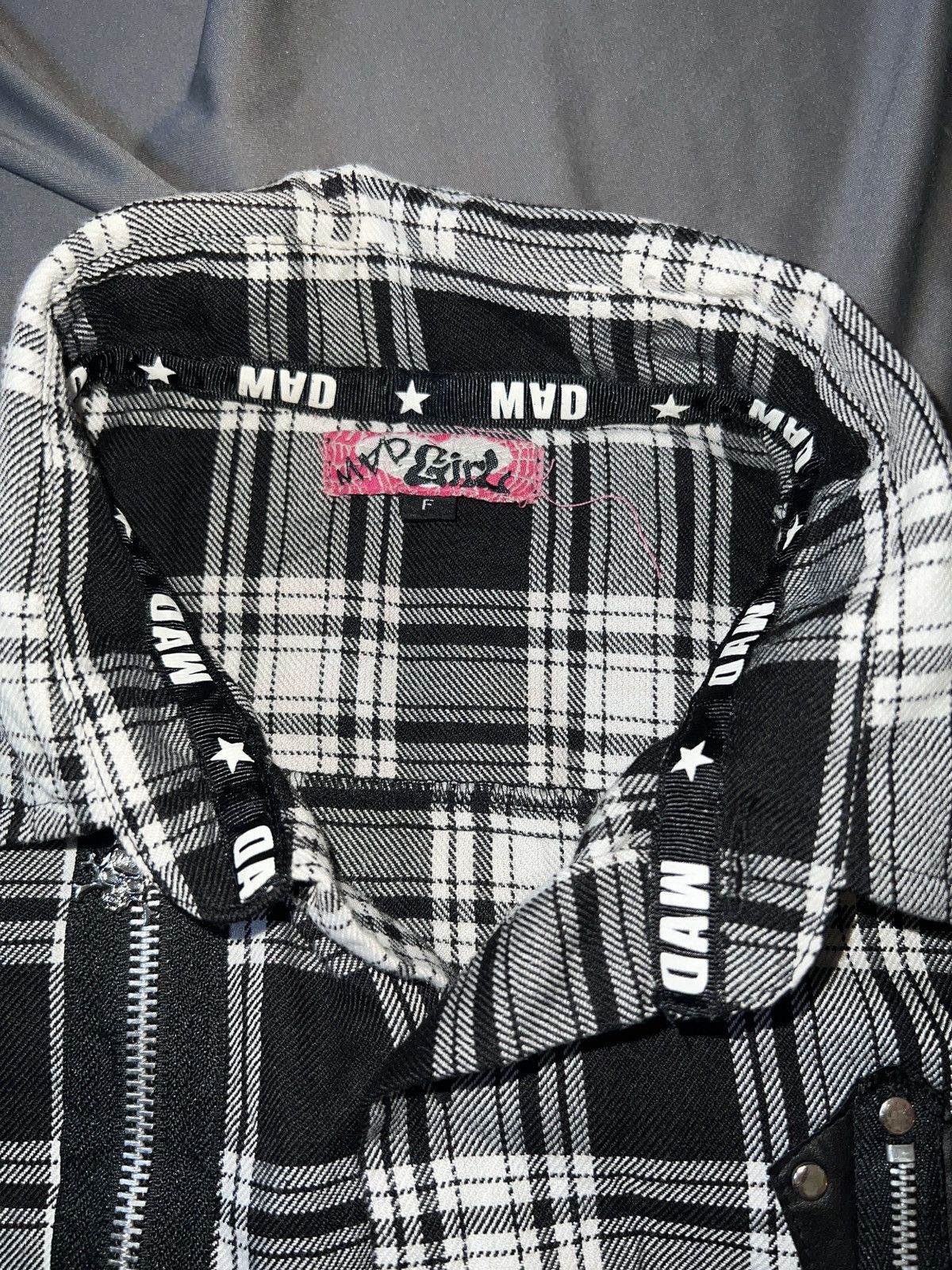 Japanese Brand MAD GIRL punk shirt ☠️ Size M / US 6-8 / IT 42-44 - 12 Thumbnail