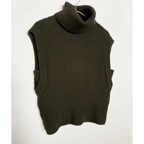 Simkhai NWT $325 Simkhai Maple Cashmere Wool Ribbed Turtleneck Allig Size XS / US 0-2 / IT 36-38 - 9 Thumbnail
