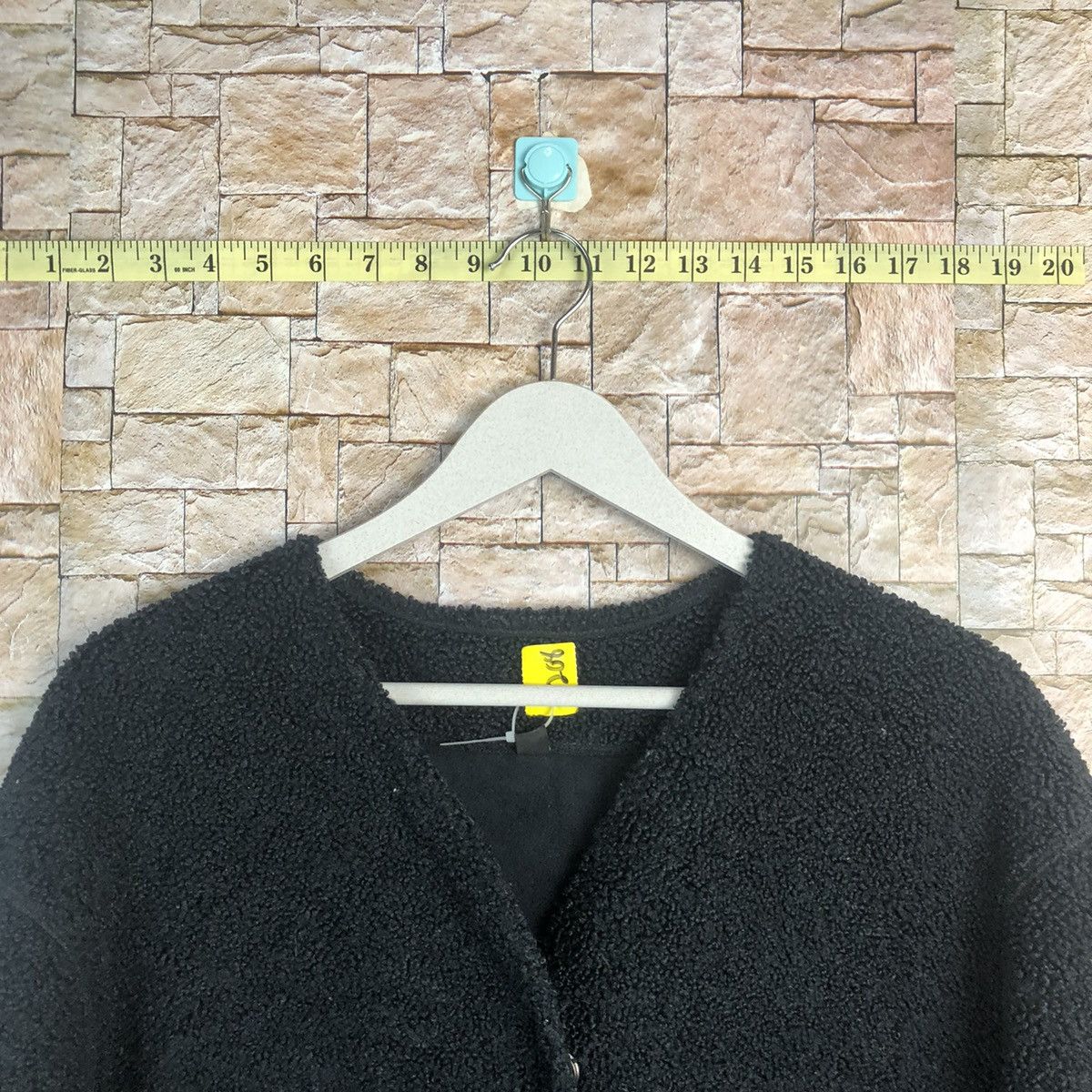 Homespun Knitwear Uniqlo Black Cardigan fleece Knitwear #A208 Size M / US 6-8 / IT 42-44 - 4 Thumbnail