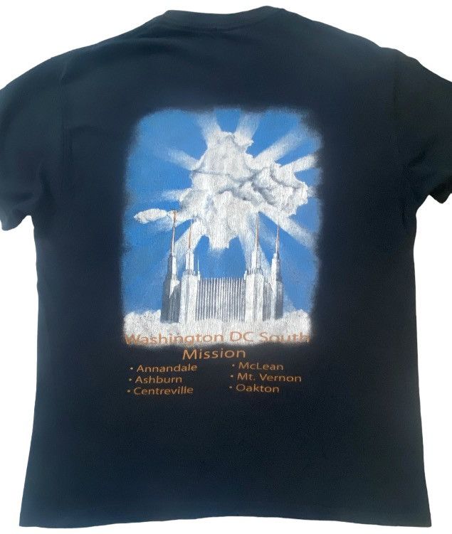 Gildan × Vintage Vintage Mormon Religious Shirt Size US M / EU 48-50 / 2 - 2 Thumbnail