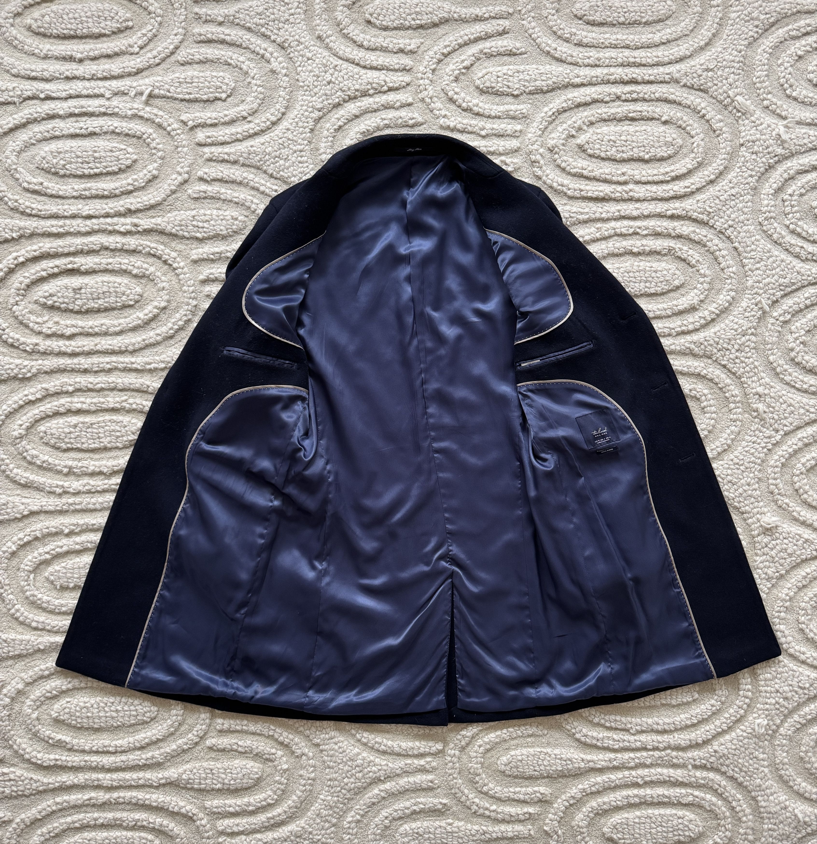 Mango MNG Man Navy Blue Peacoat Size US M / EU 48-50 / 2 - 2 Thumbnail