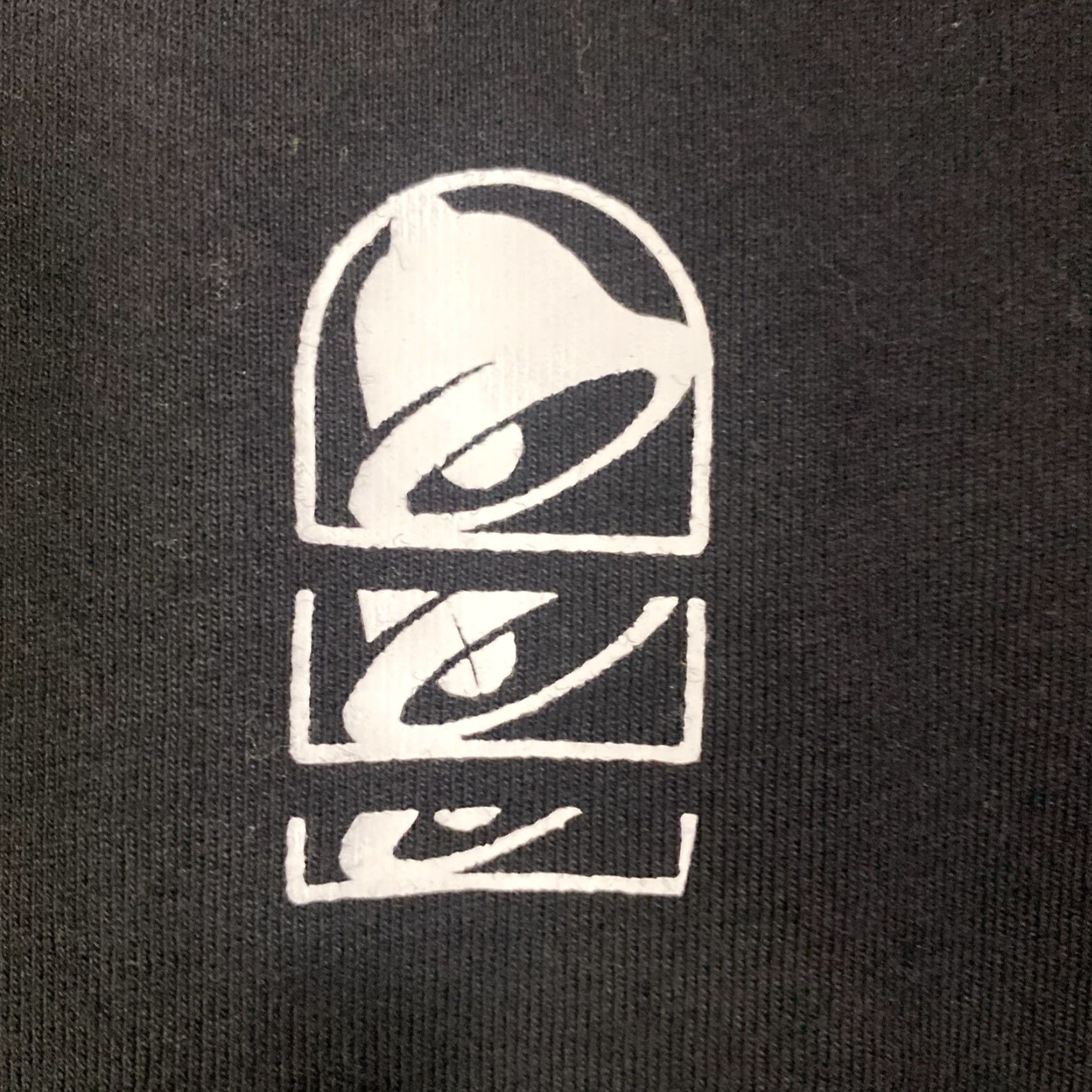 Bell VINTAGE Taco Bell Employee T Shirt Henley Double-Sided Black L Mens Short Sleeve Adult Large Belle 23x28 Size US L / EU 52-54 / 3 - 5 Thumbnail