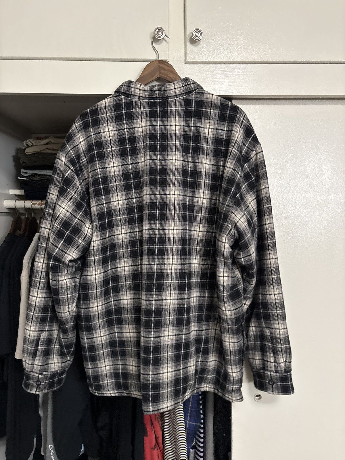 Supreme Supreme lined thermal flannel zip up XL black Size US XL / EU 56 / 4 - 2 Thumbnail