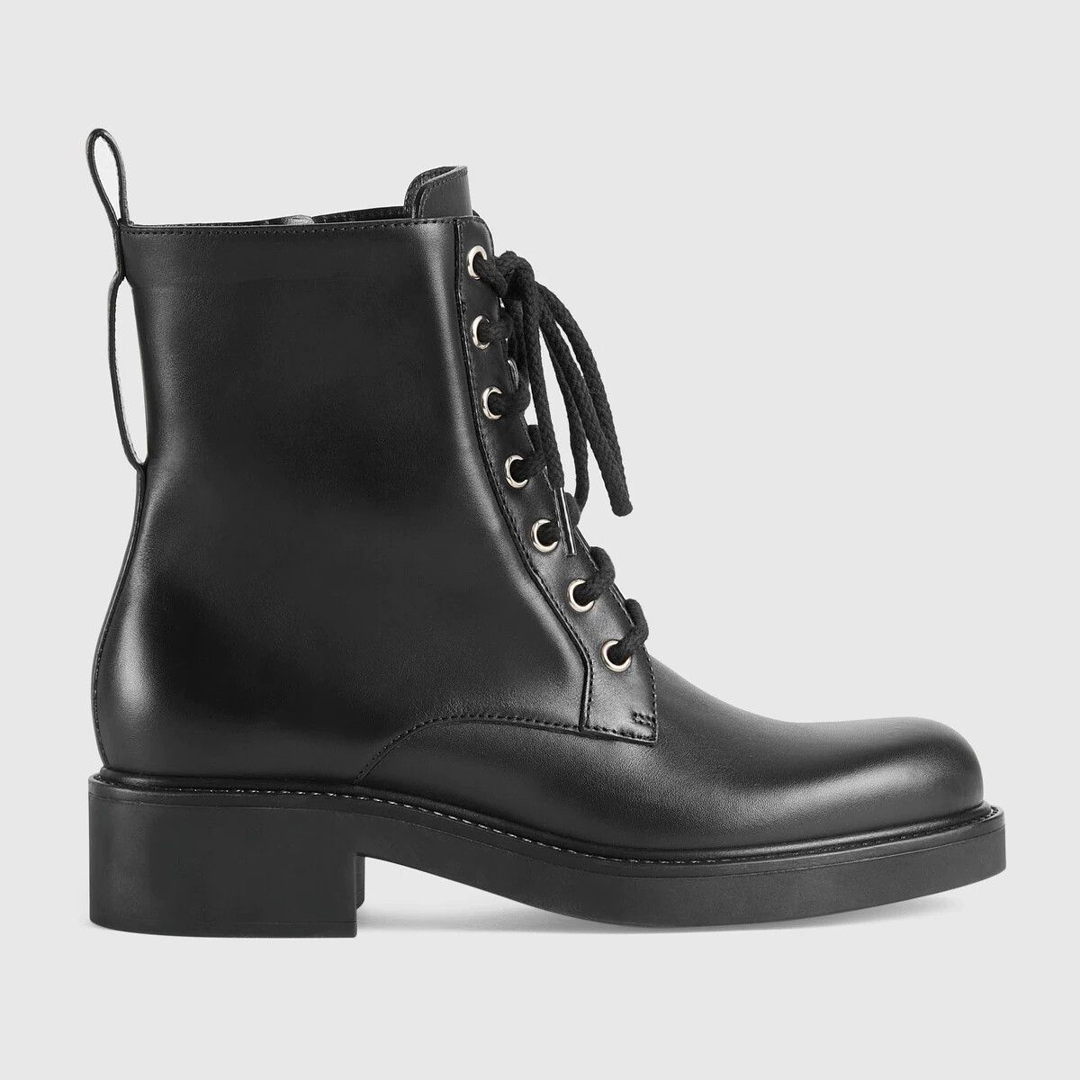 Gucci o1s1wg110425 Women's Ankle Boots With Double G in Black Size US 4.5 / IT 34.5 - 6 Thumbnail