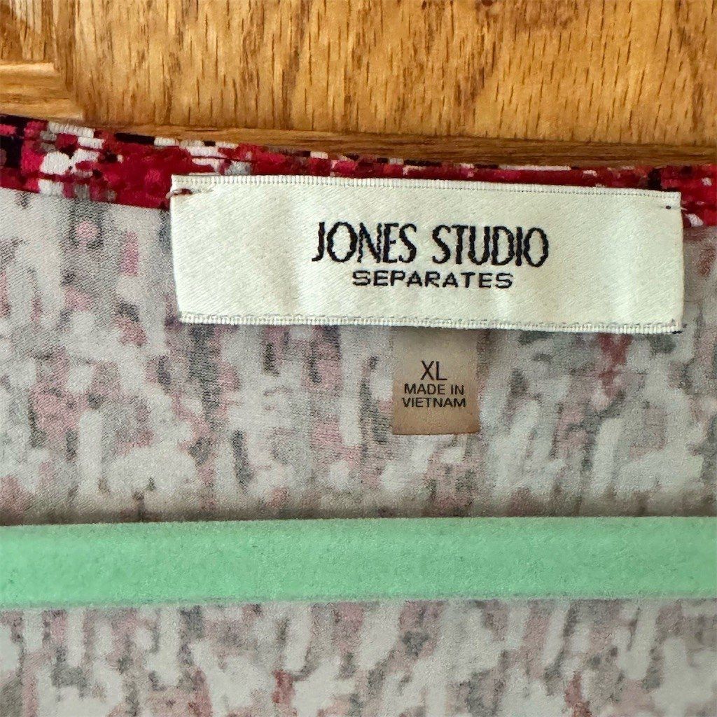Other Jones Studio Blouse Womens XL Sleeveless Abstract Print Sco Size XL / US 12-14 / IT 48-50 - 4 Thumbnail