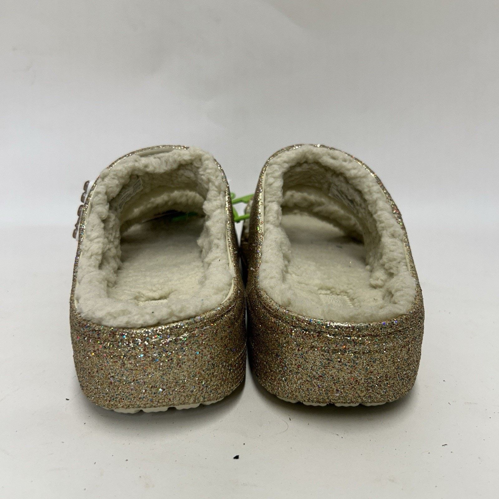 Crocs Crocs Classic Cozzzy Glitter Sandal Slide “Gold Beige” Size US 10 / IT 40 - 4 Thumbnail